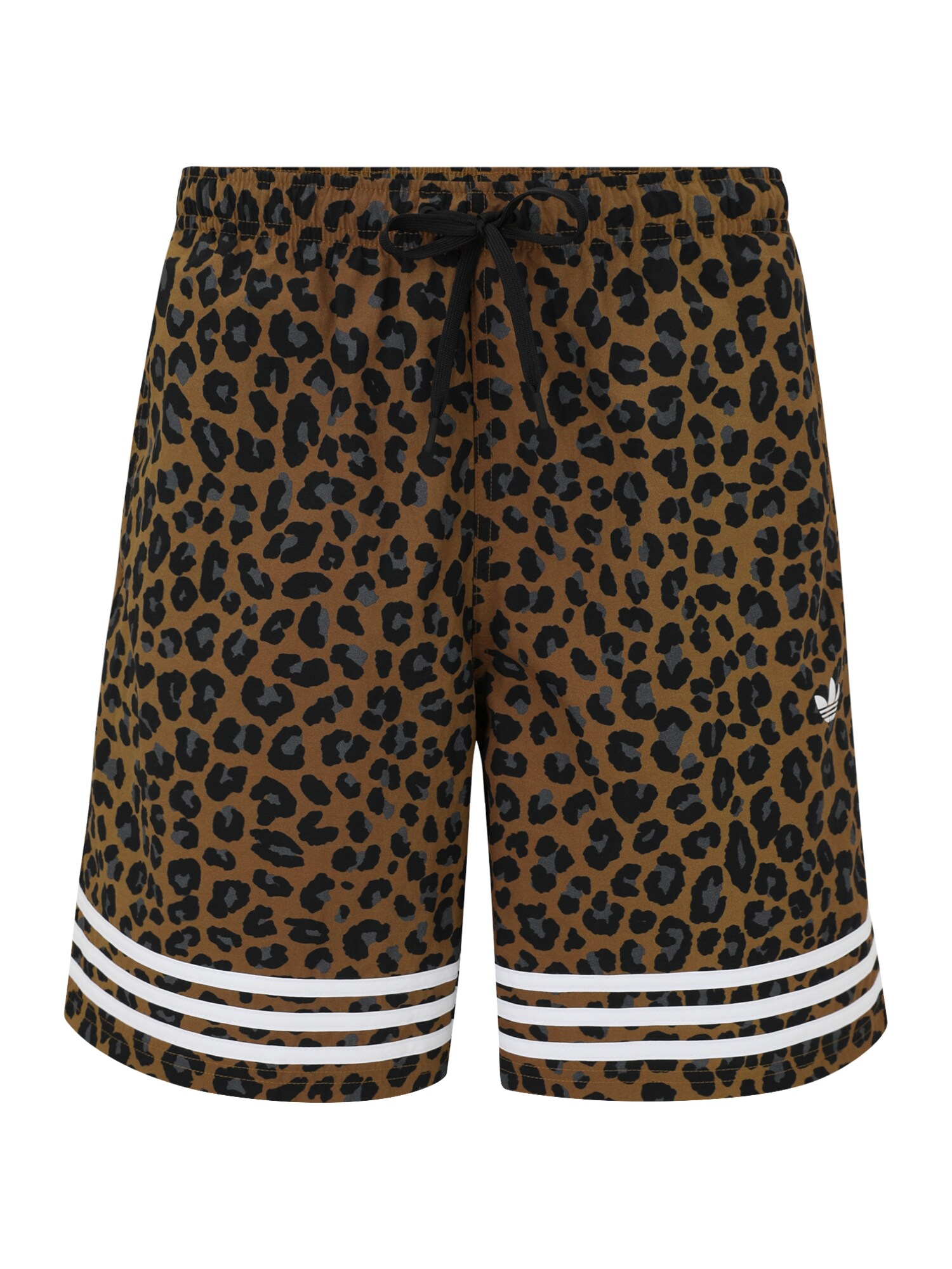 ADIDAS ORIGINALS Rövid fürdőnadrágok  barna / fekete / fehér akciós termékkép 1