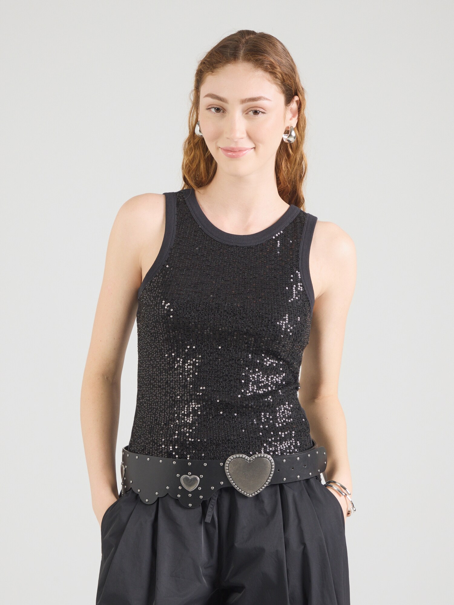 GUESS Top 'ALEXIA'  čierna (obrázok 4)