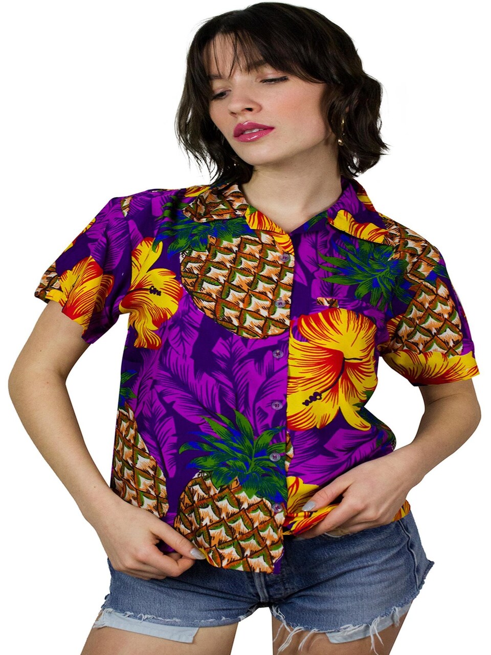 Blus 'Pineapple Hibiscus'
