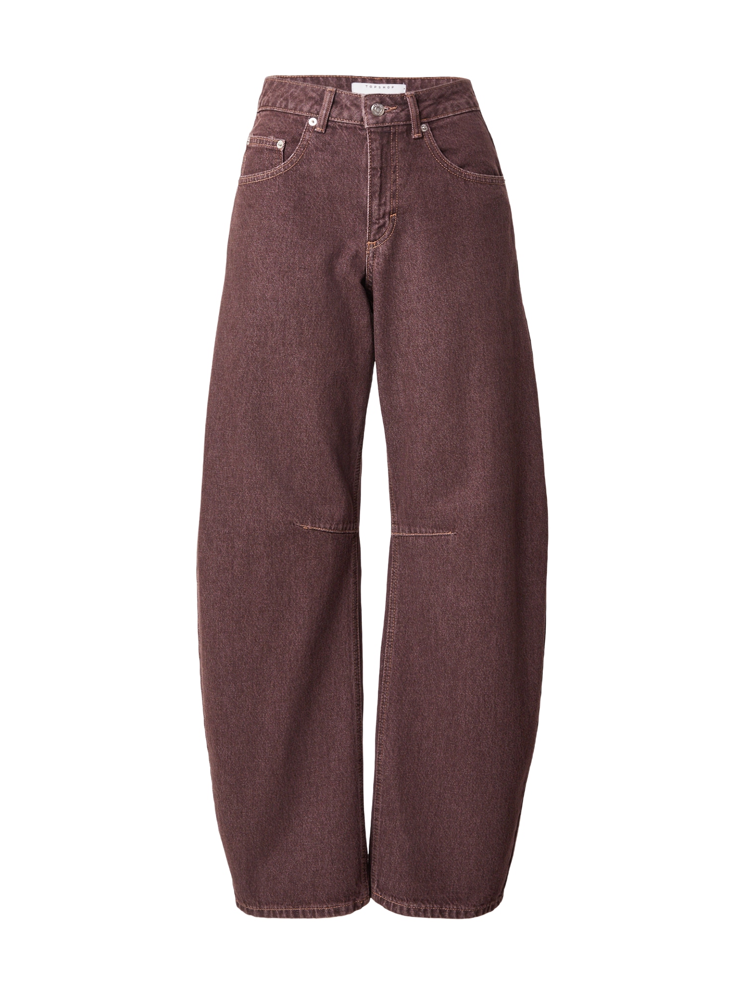 TOPSHOP Jeans ciocolatiu