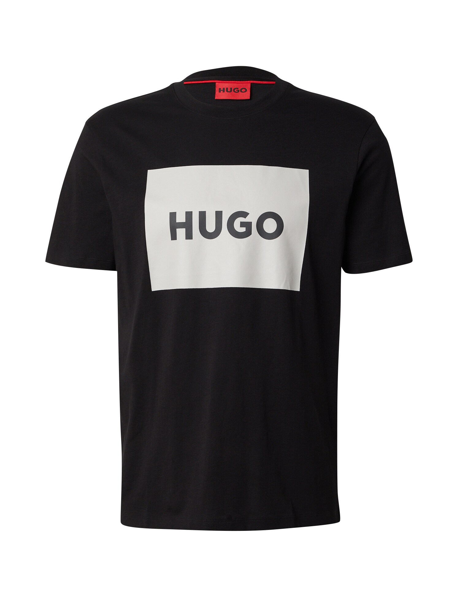 HUGO Póló 'Dulive222'  fekete / fehér akciós termékkép 1