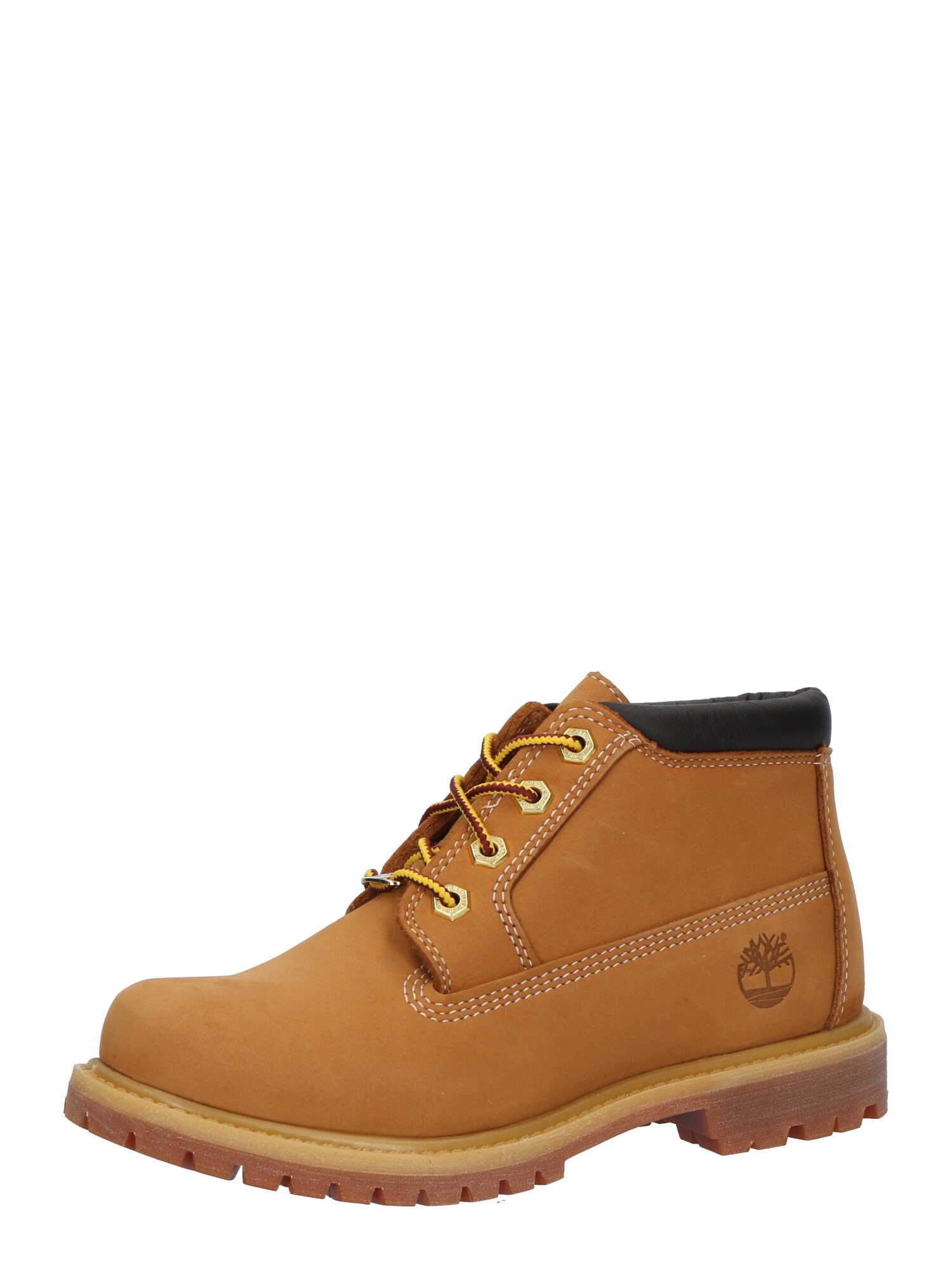 TIMBERLAND Ghete cu șireturi  maro deschis / negru
