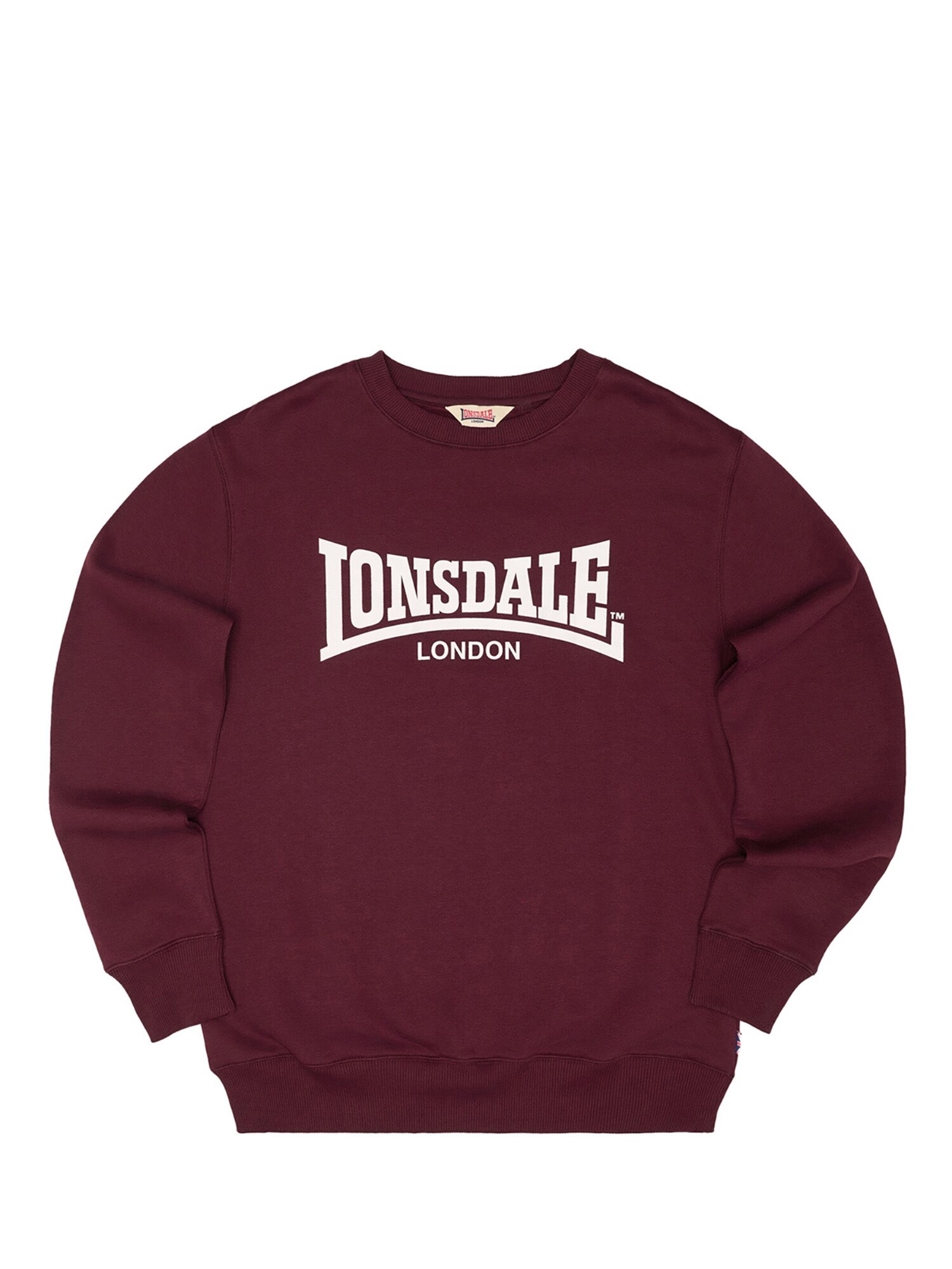 LONSDALE Mikina 'Welham'  bordová