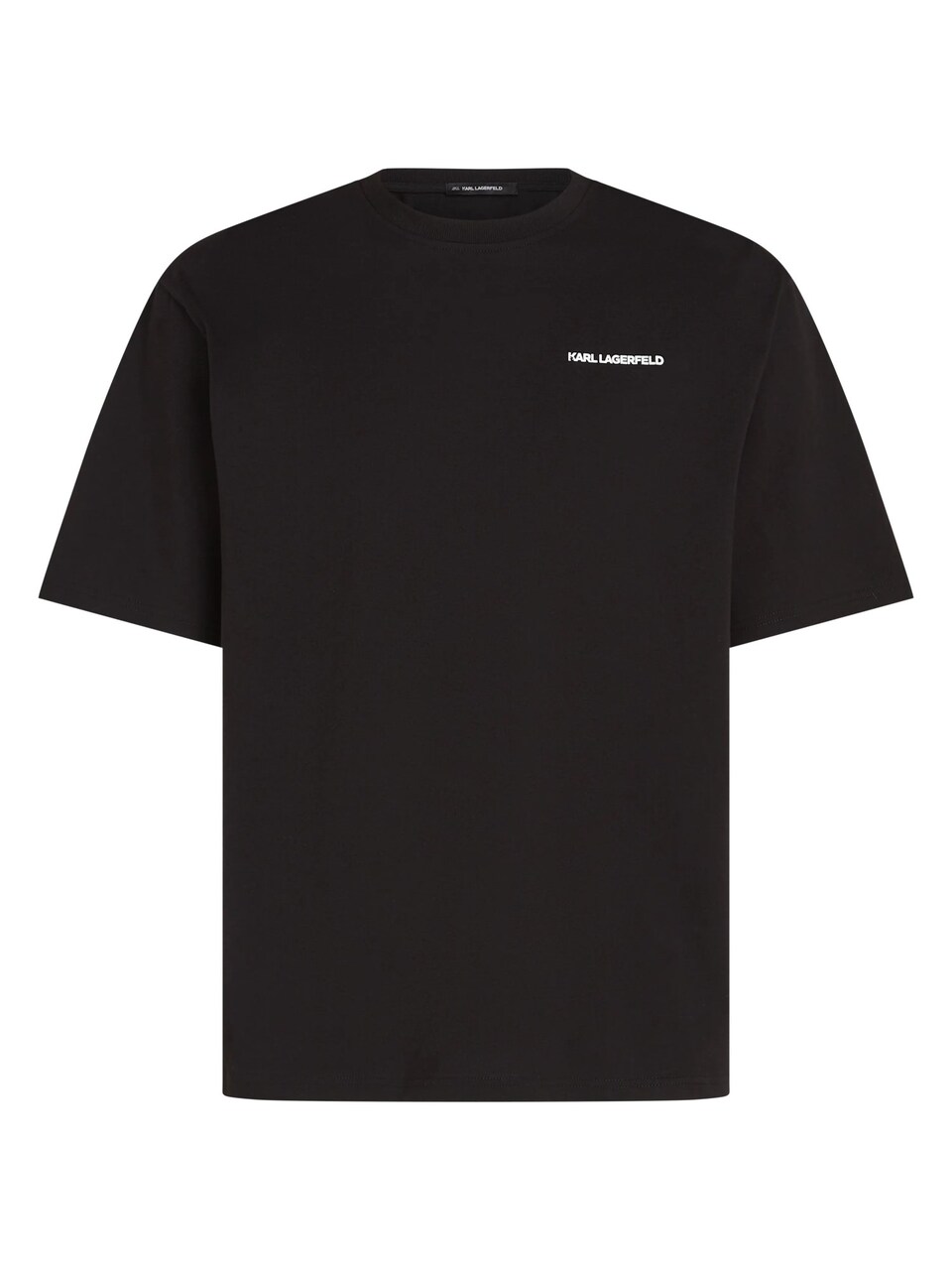 T-shirt 'Maison De Karl' ecru / svart