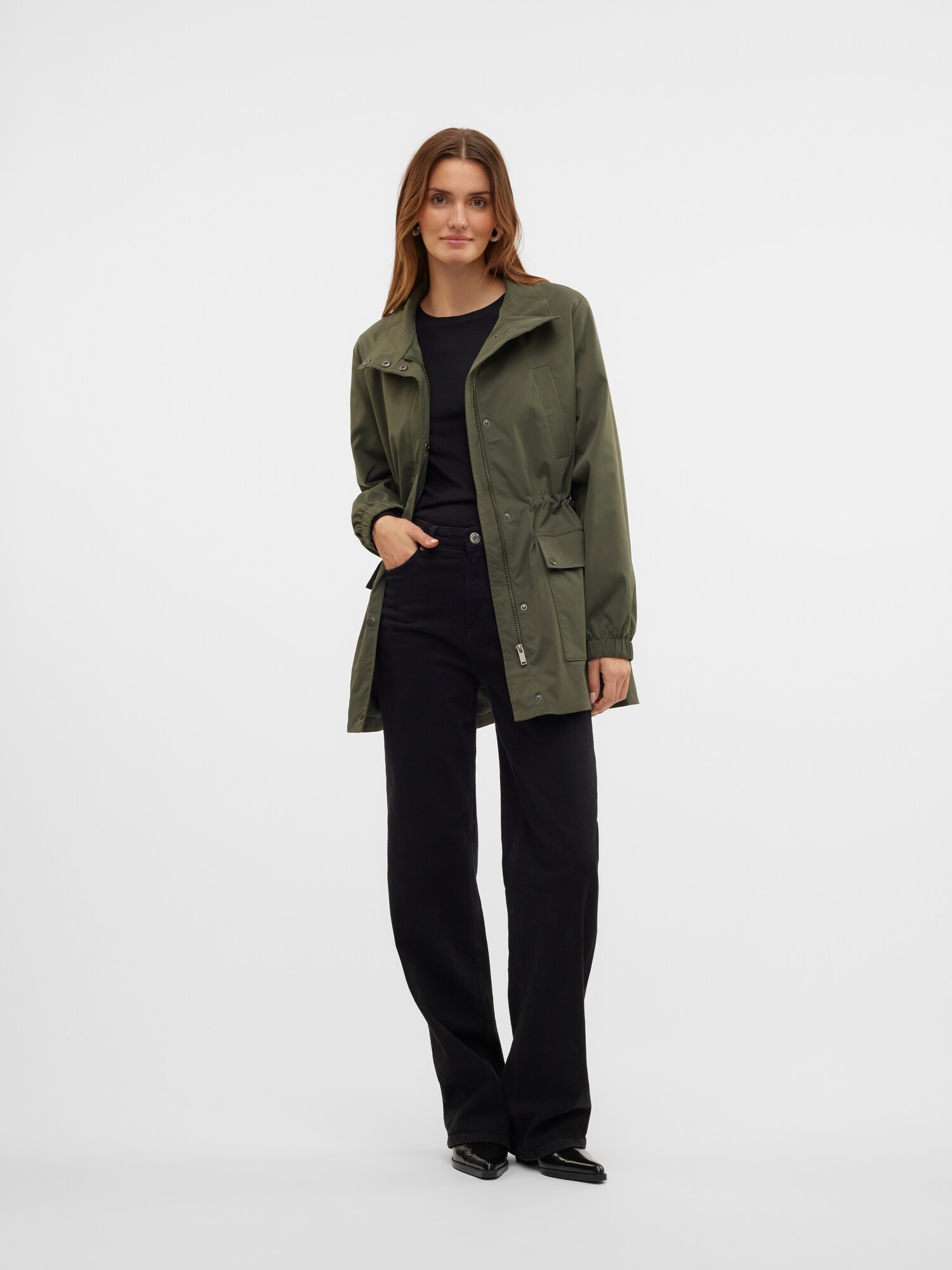 VERO MODA Átmeneti parka 'VMChelseasia'  khaki termék 2. képe
