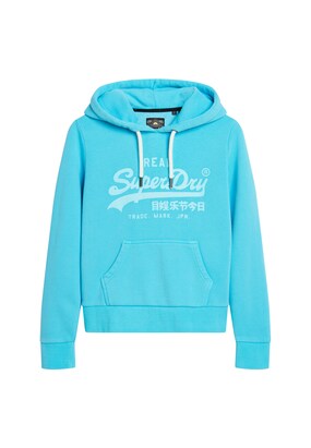 Superdry Sweatshirt Lichtblauw / Wit