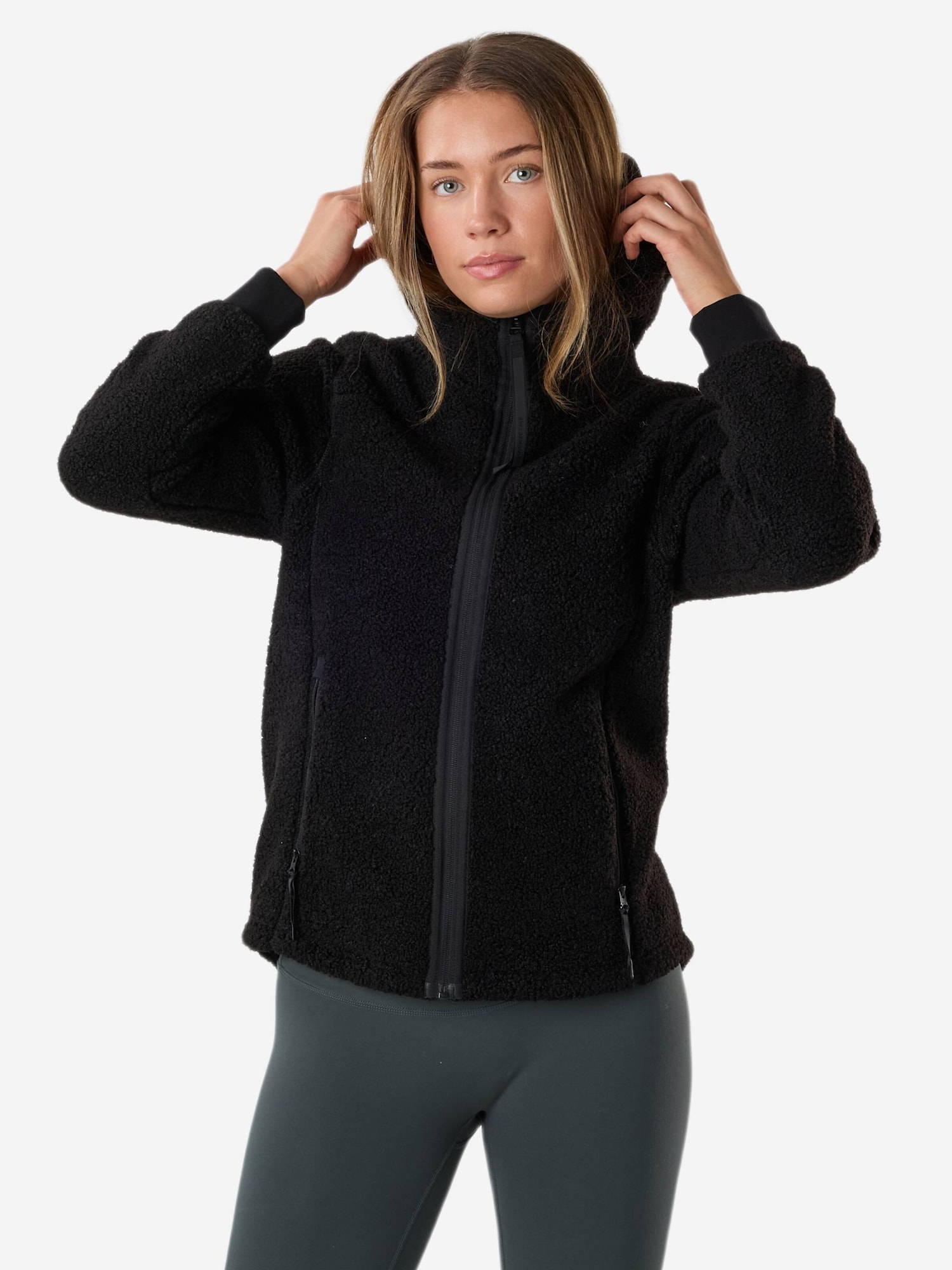 SWEDEMOUNT Chaqueta polar 'Lofoten'  negro