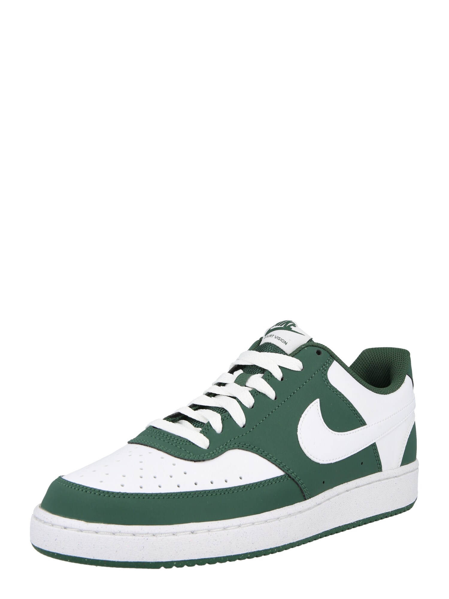 Nike Sportswear Sneaker low 'Court Vision'  verde închis / alb