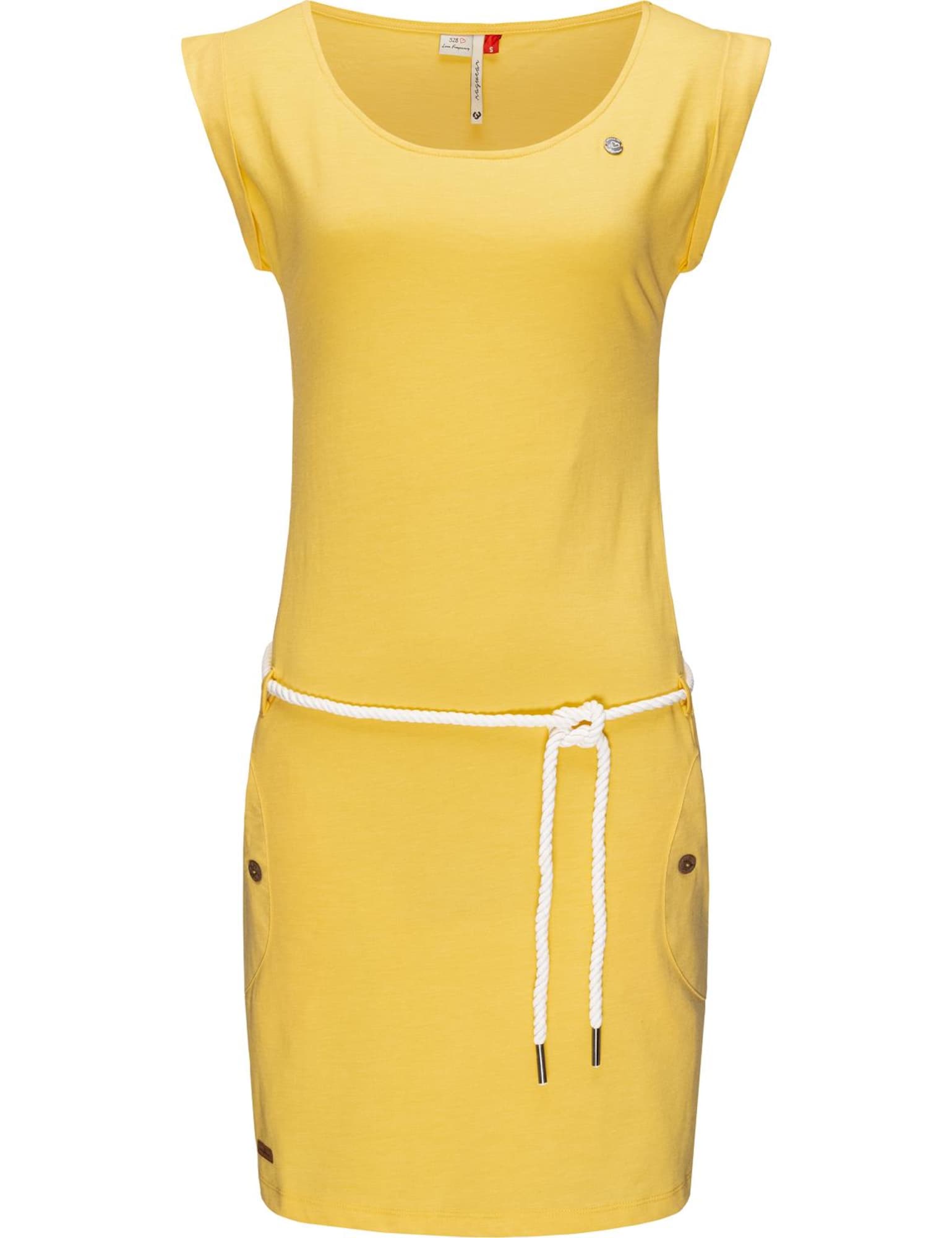 Ragwear Ljetna haljina  žuta / bijela
