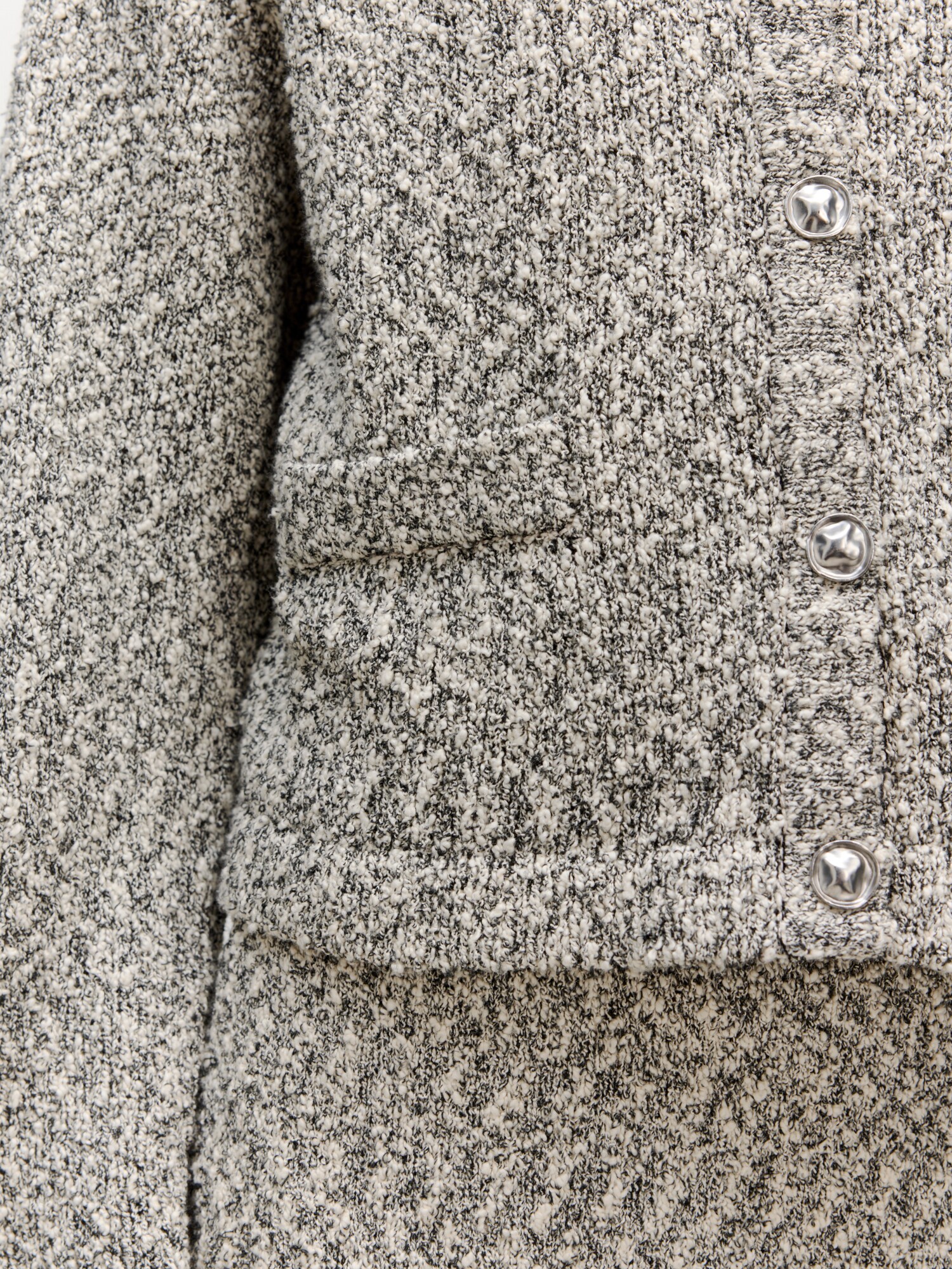 EDITED Kardigán 'Ida' čierna / biela (obrázok 5)