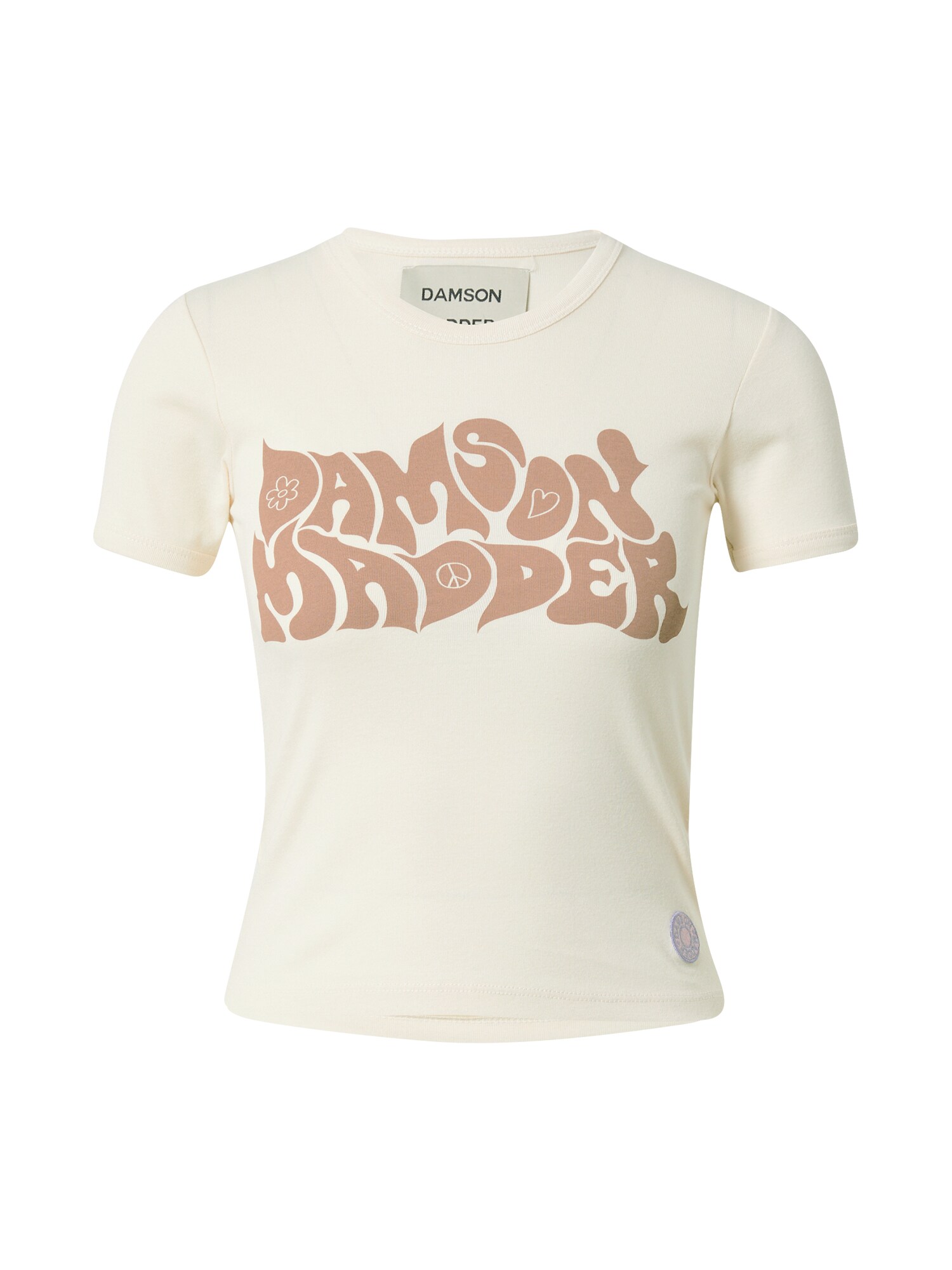 Damson Madder Tricou  ecru / roz pal