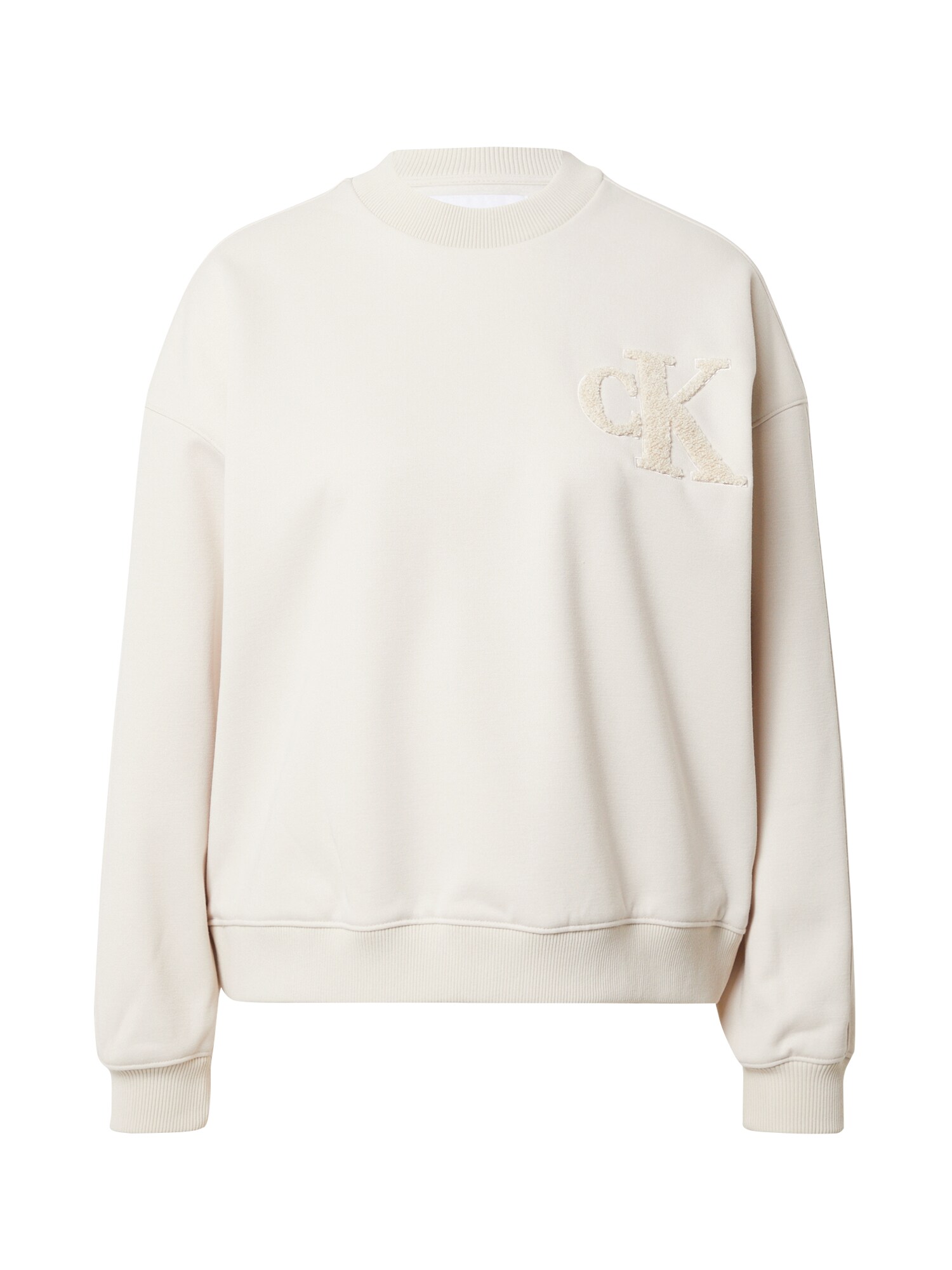 Calvin Klein Jeans Mikina  krémová