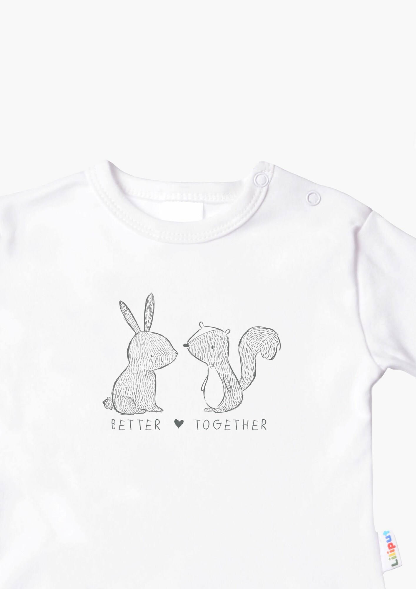 Thumbnail - Langarmshirt mit niedlichem 'Better Together'-Print