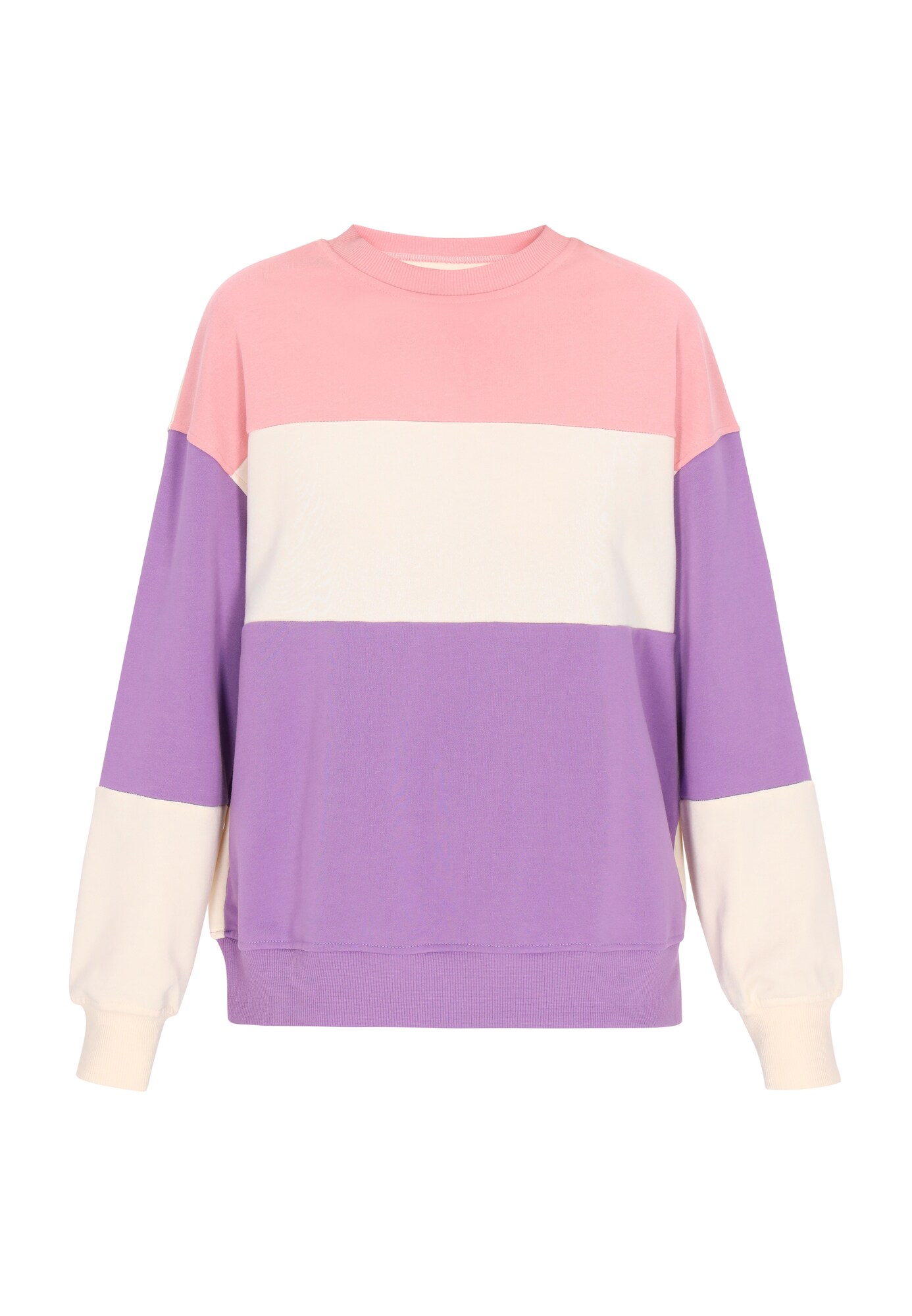 swirly Bluză de molton Back To School  bej deschis / lila / roz deschis