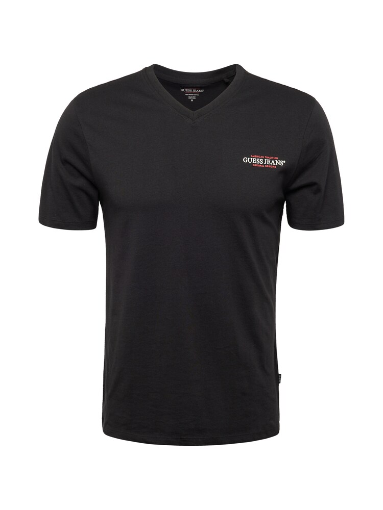 GUESS JEANS T-Shirt 'American Tradition' Herren Größe XL rot / schwarz / weiß