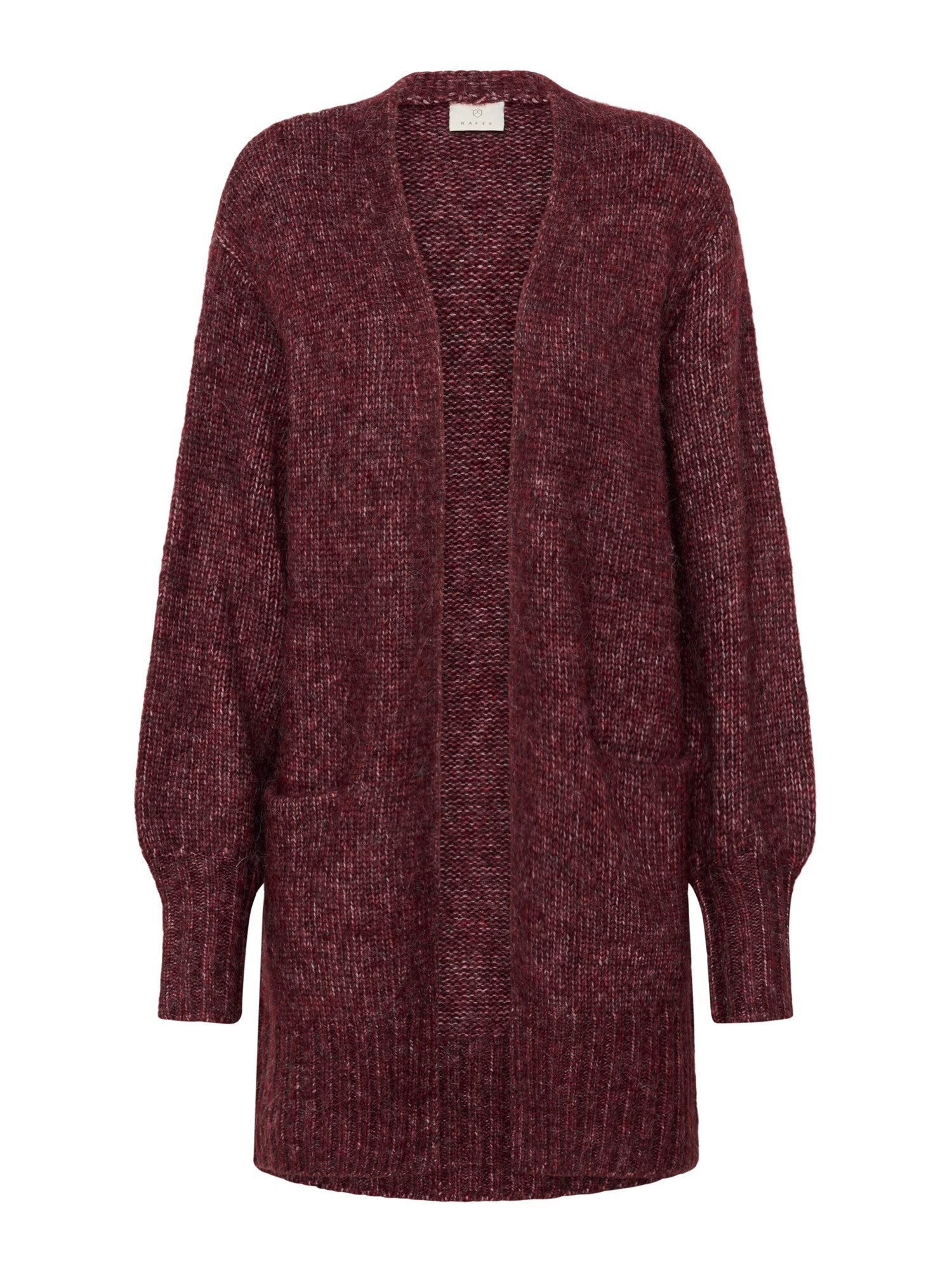 Kaffe Geacă tricotată KAtrina  roșu vin