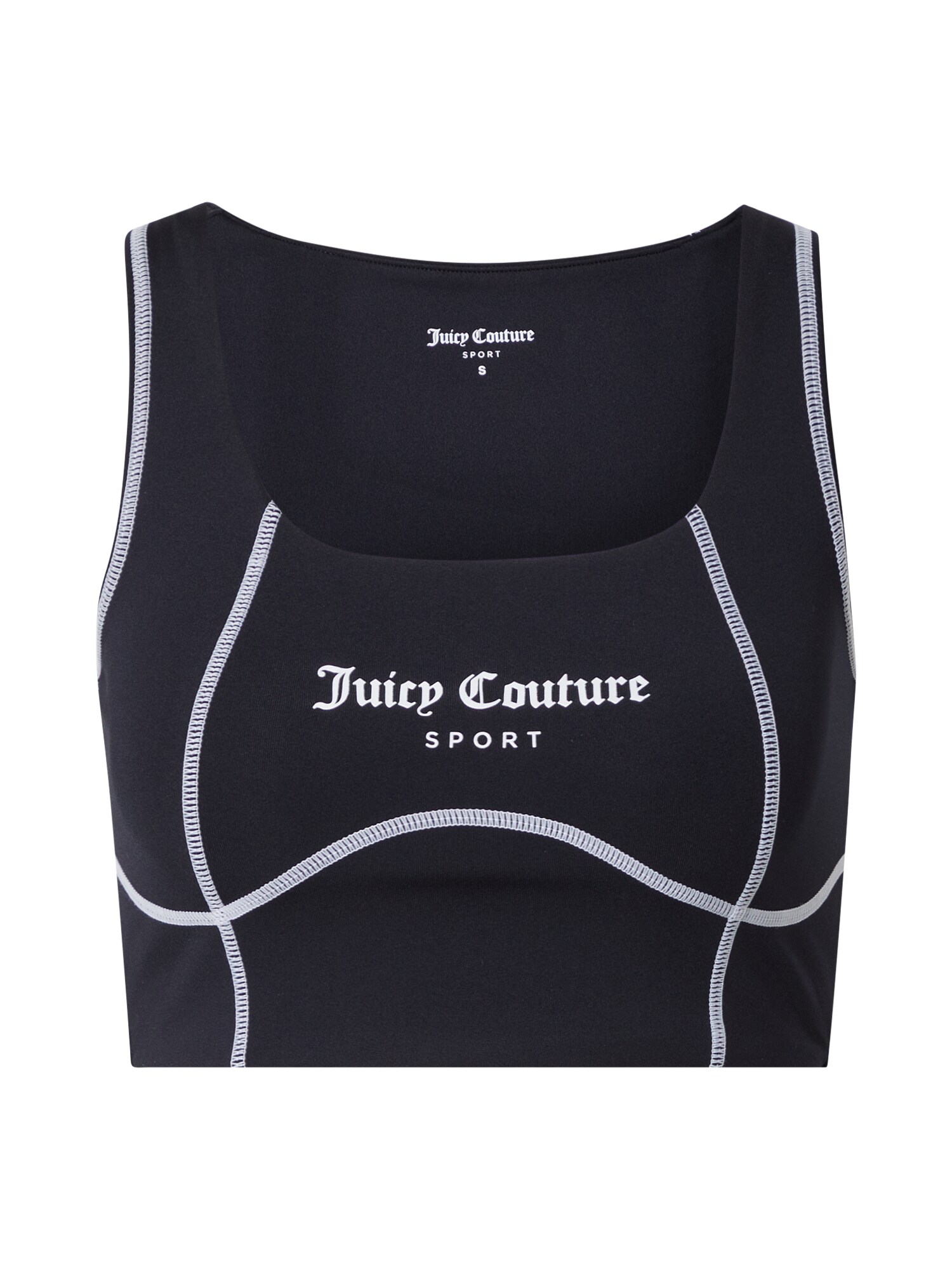 Juicy Couture Sport Sportinė liemenėlė 'RIZZO' juoda / balta