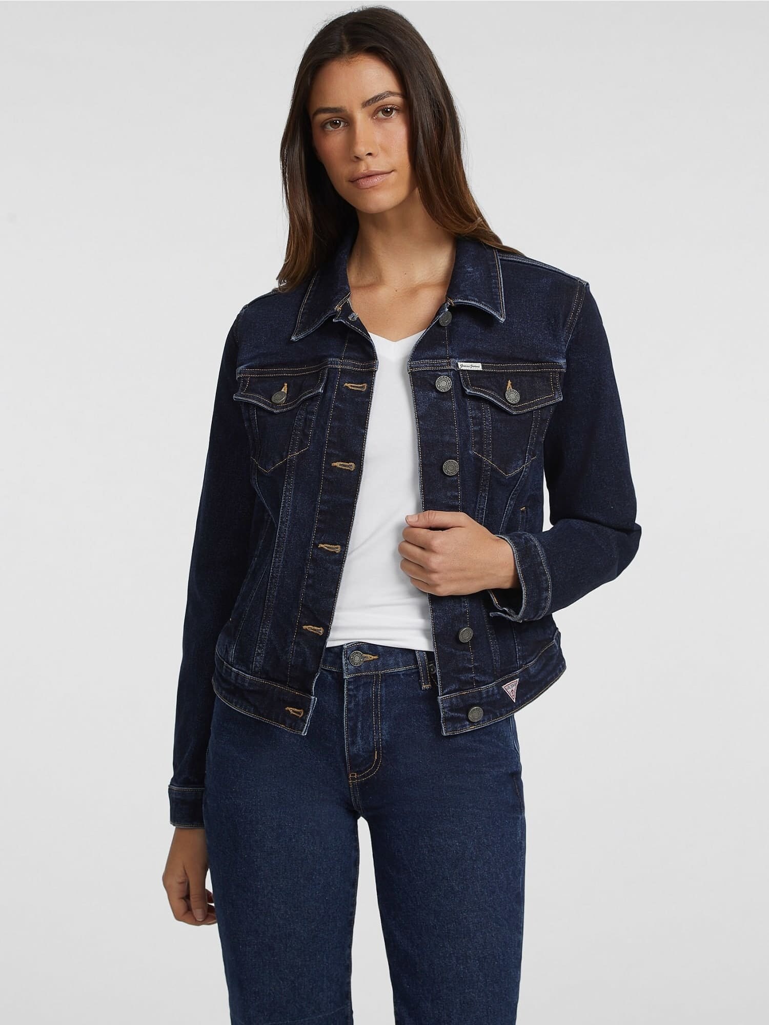 GUESS JEANS Átmeneti dzseki  sötétkék termék 2. képe