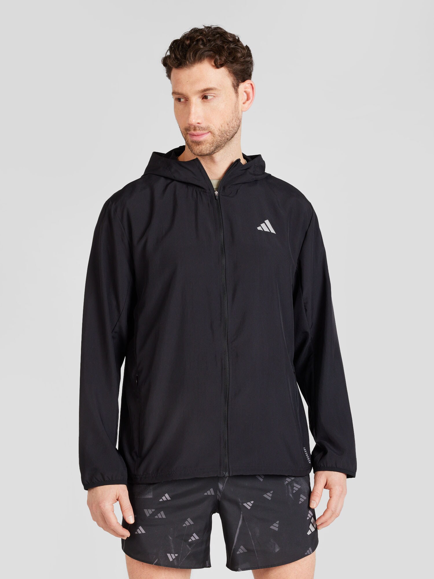 ADIDAS PERFORMANCE Sportdzseki 'Run it'  fekete / fehér termék 2. képe