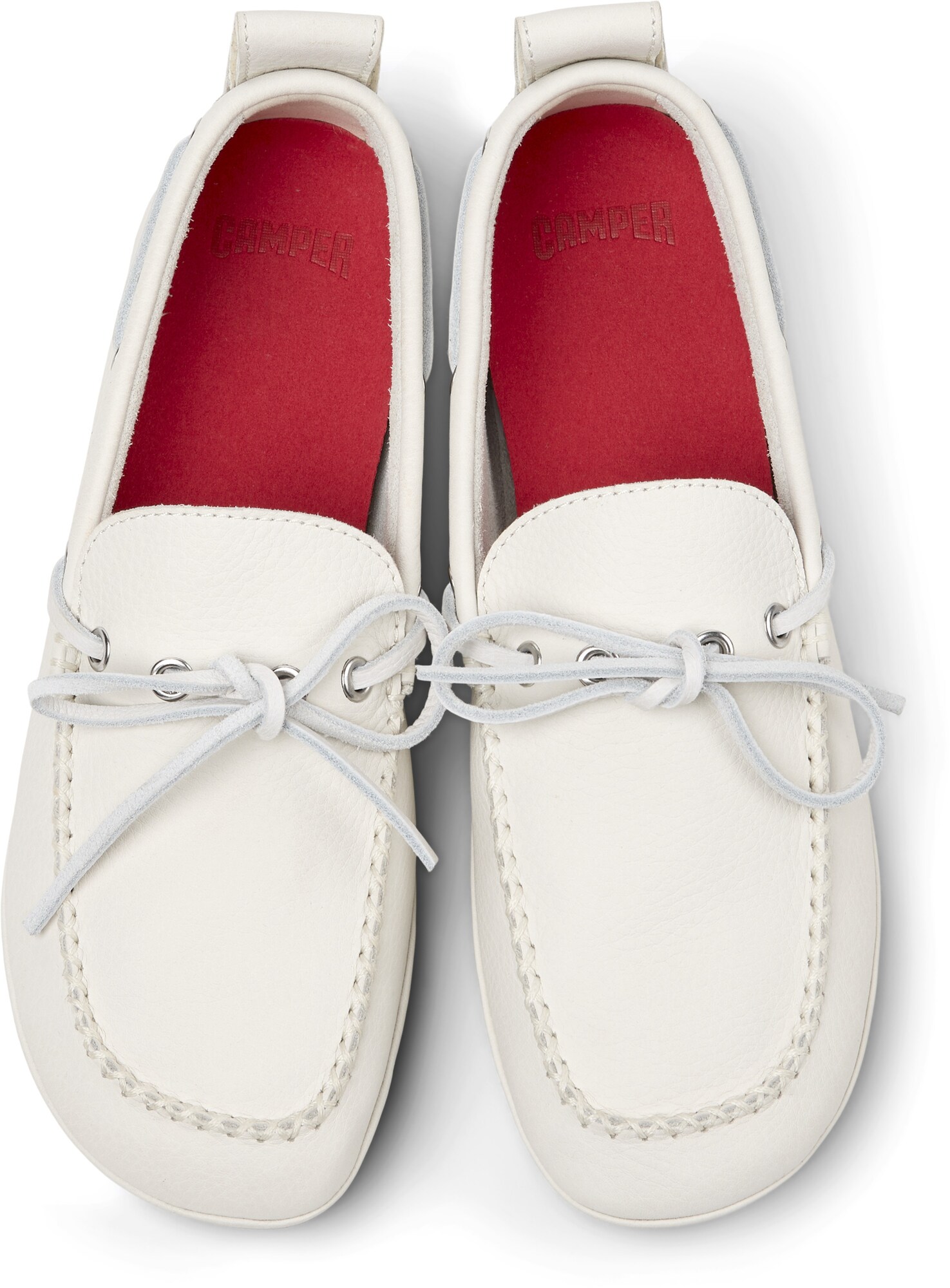 CAMPER Mocasines 'Right Nina' blanco – imagen 3