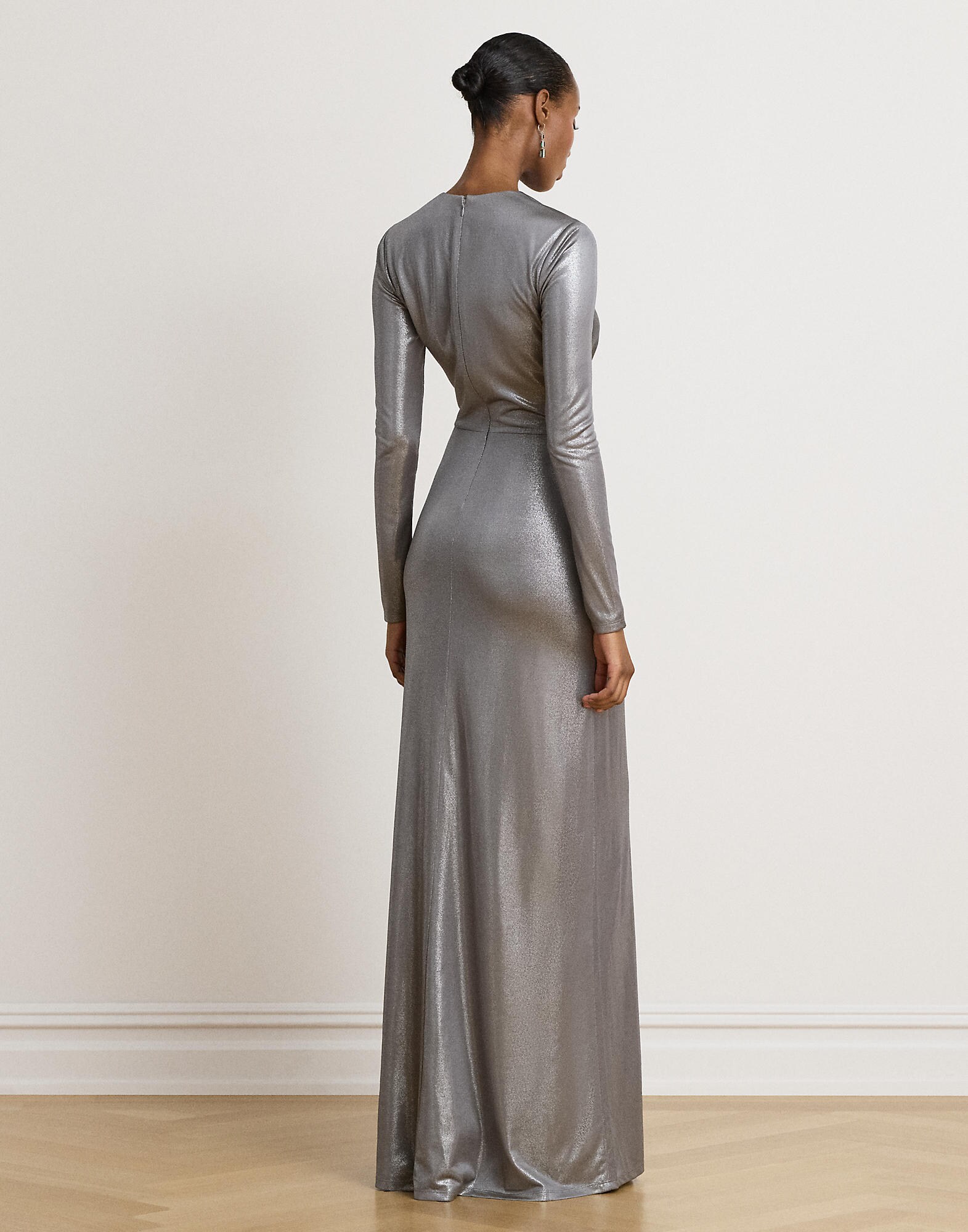Lauren Ralph Lauren Vestido de noche piedra – imagen 3