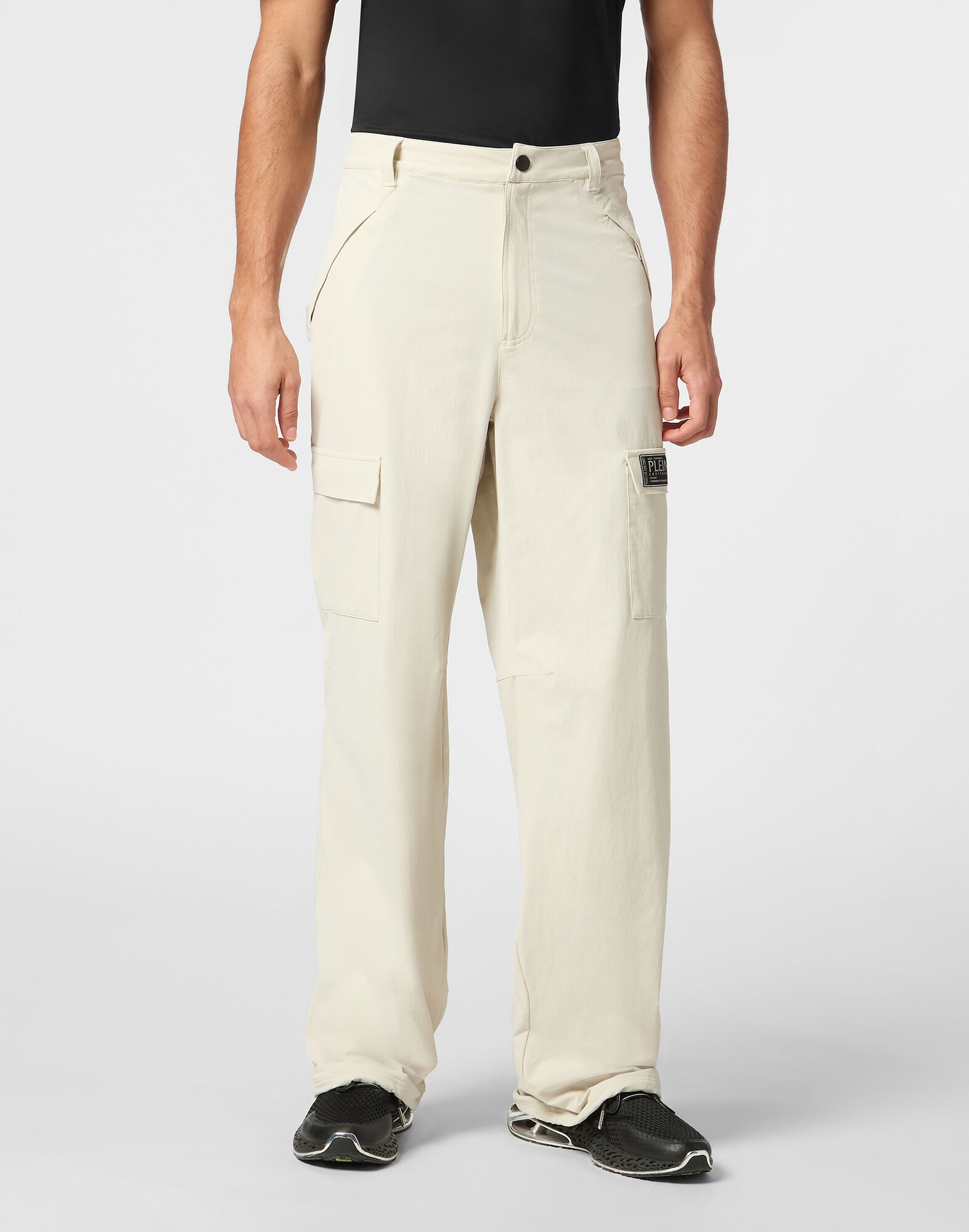 Plein Sport Pantalón cargo 'Scratch' beige – imagen 2