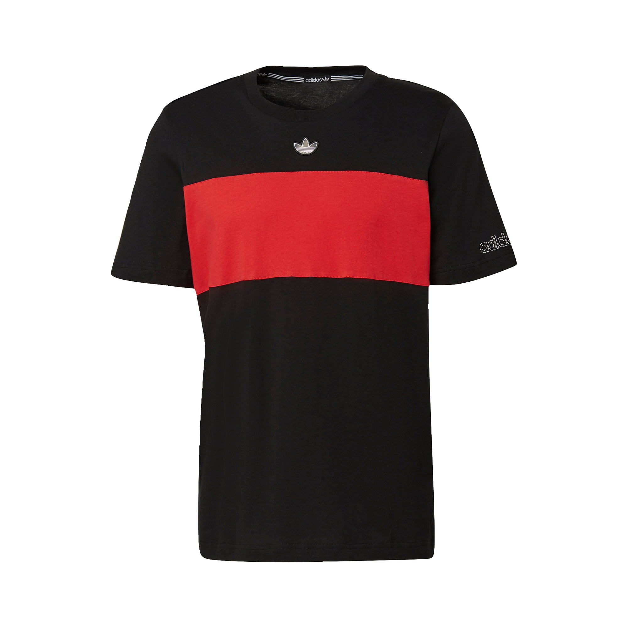 ADIDAS ORIGINALS Marškinėliai  balta / juoda / raudona