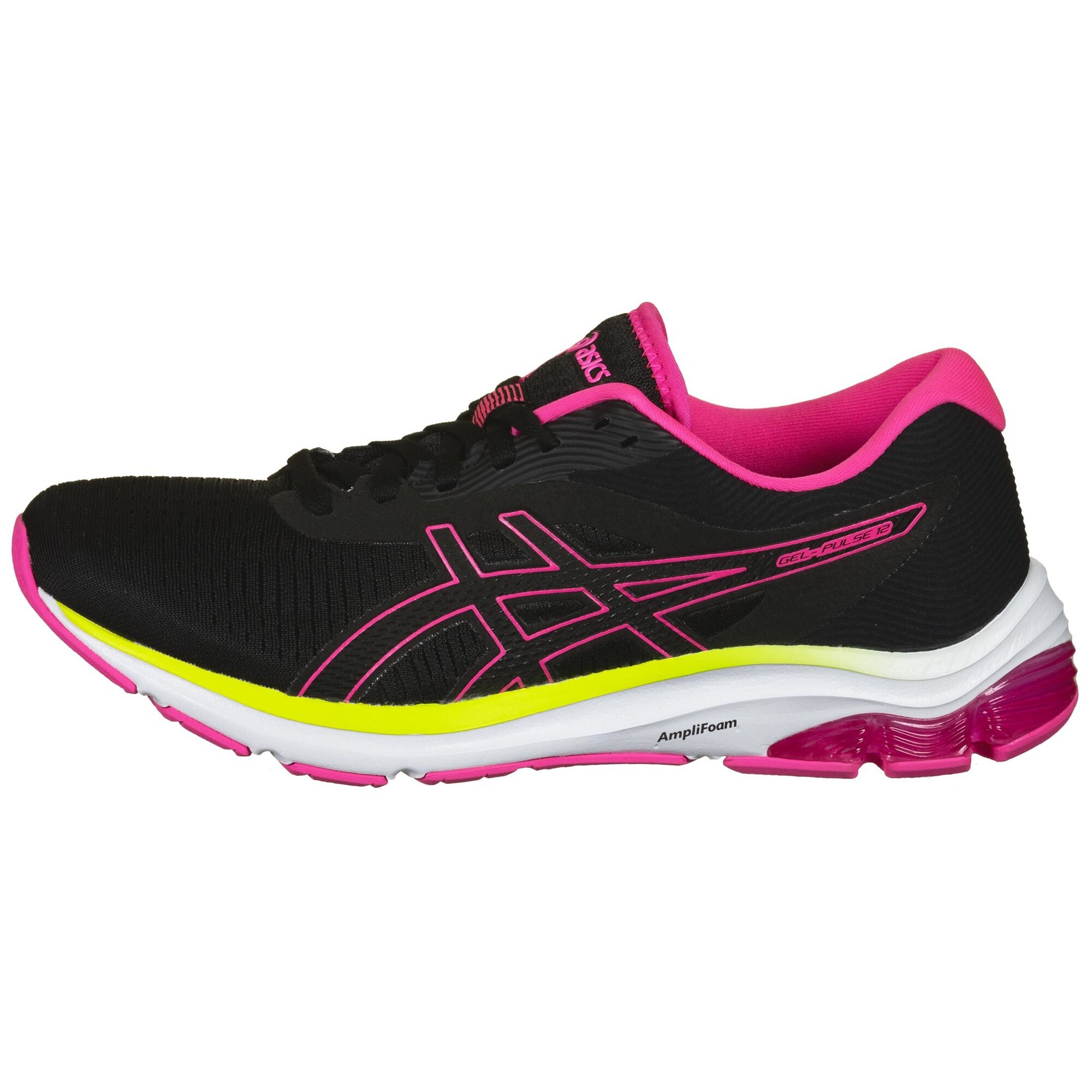 ASICS Running shoe  black / pink / yellow