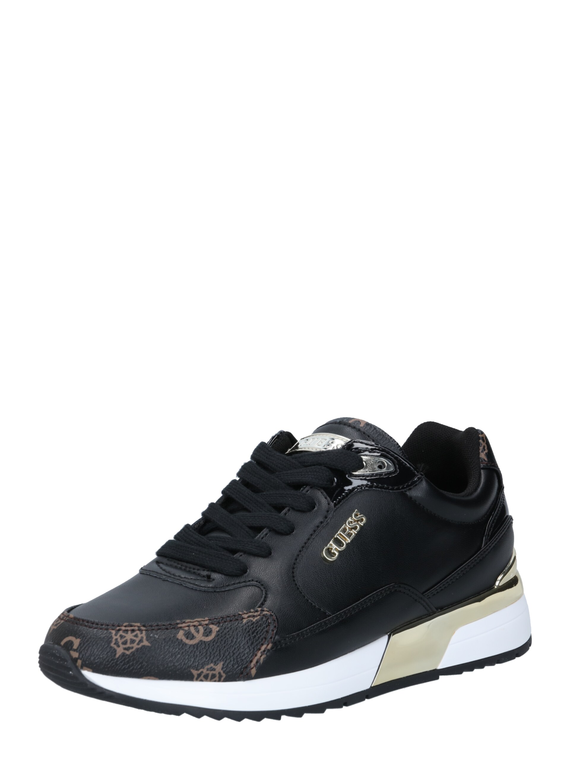 Guess Låg sneaker brun / guld sneakers dam