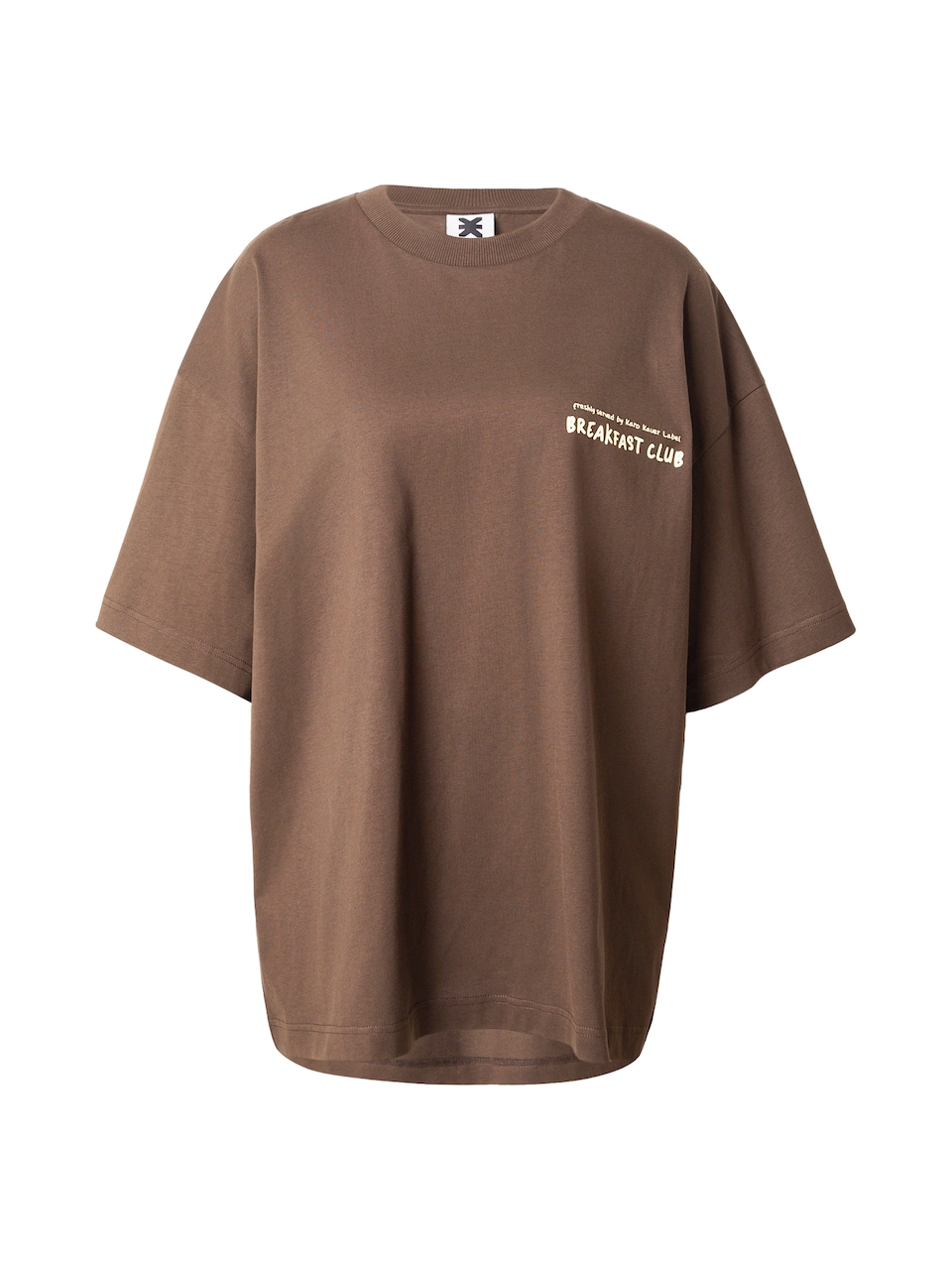 T-shirt 'Breakfast' kräm / ljusblå