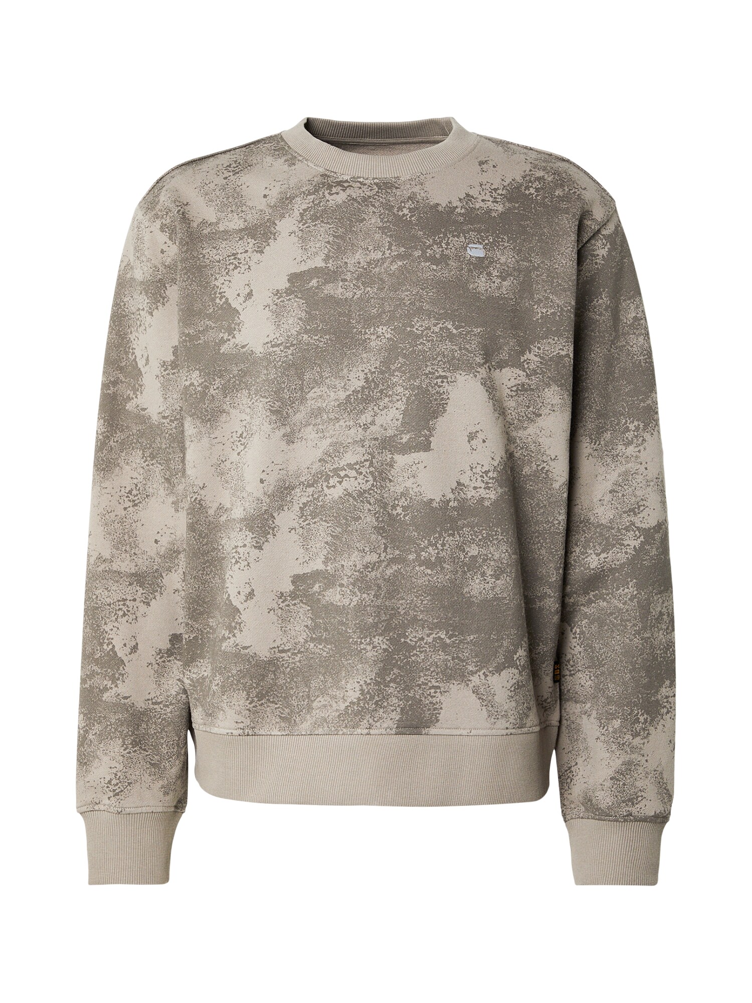 G-STAR Bluză de molton  bej / gri taupe