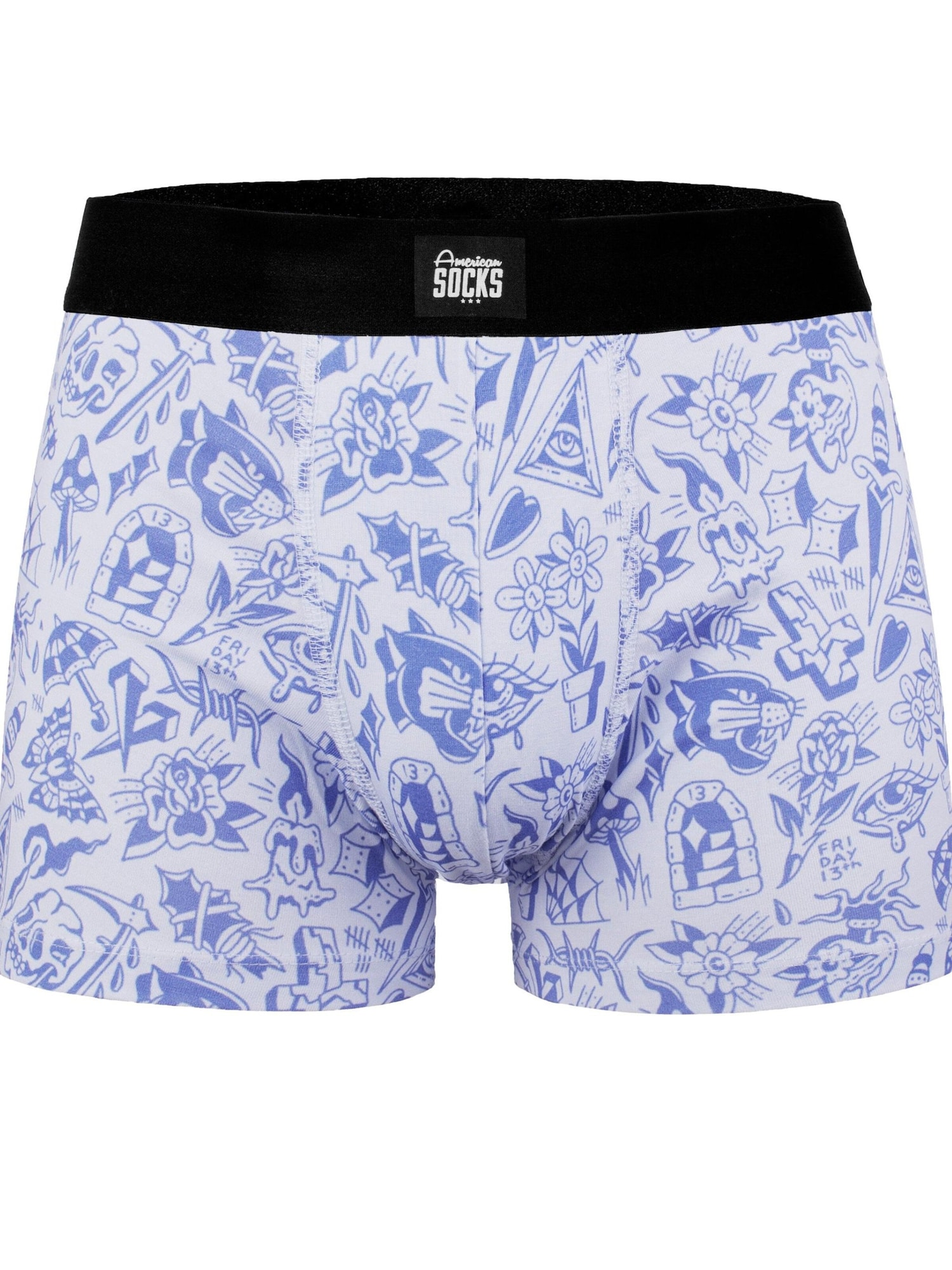 American Socks Calzoncillo boxer 'Freaked'  azul