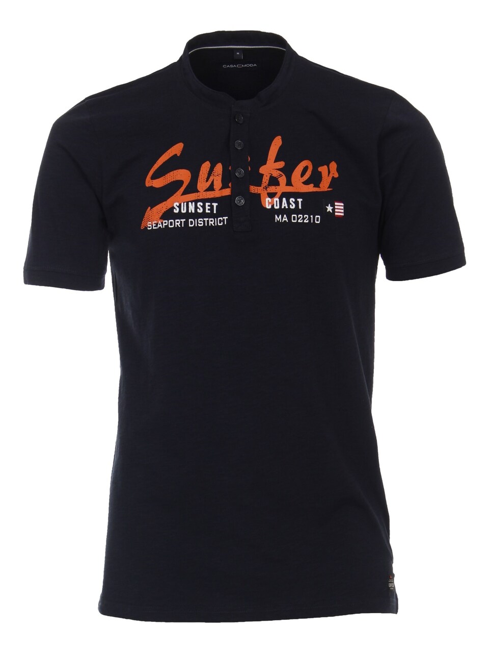 T-shirt nattblå / orange