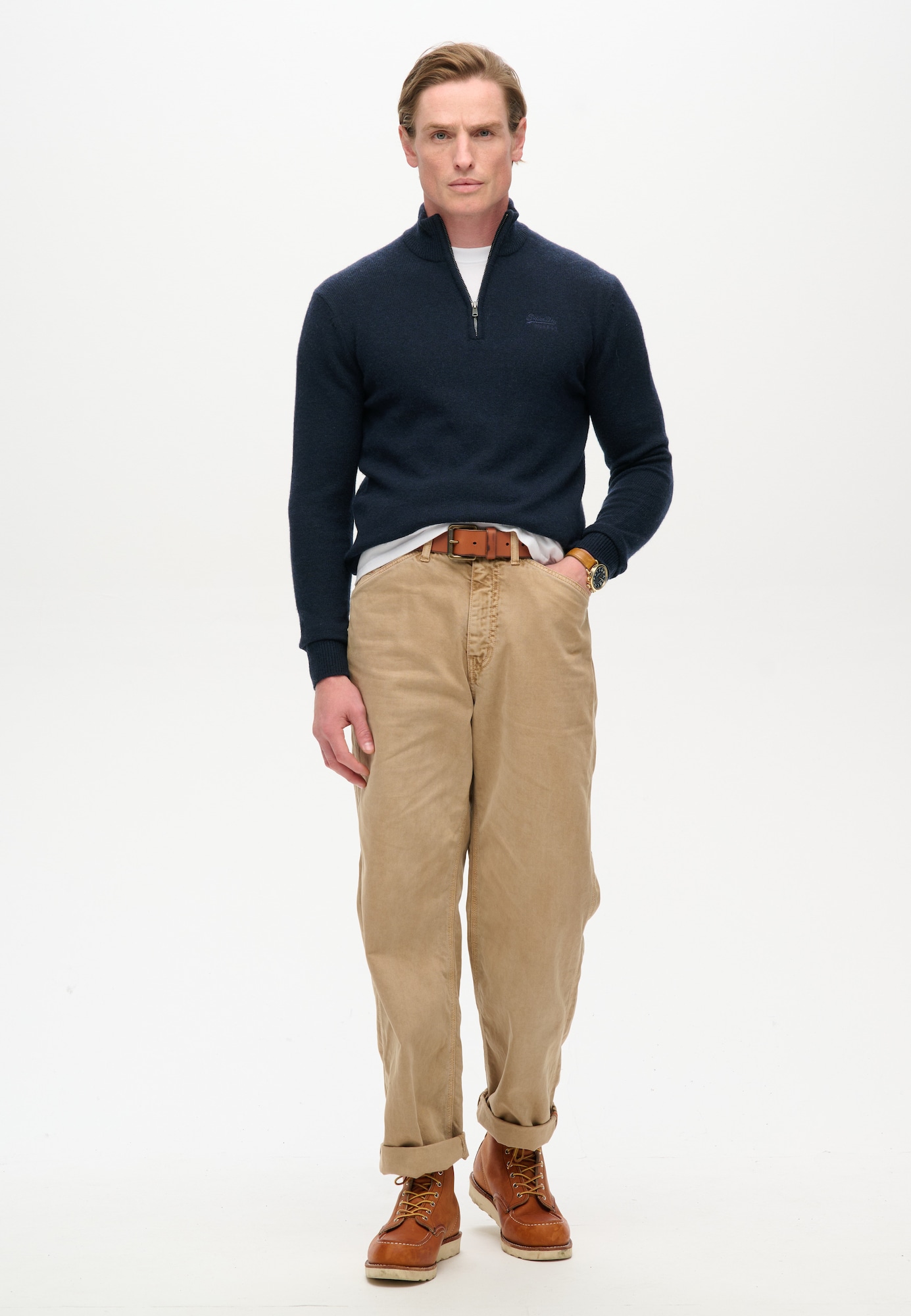 Superdry & Co Sveter 'Essential' tmavomodrá (obrázok 3)