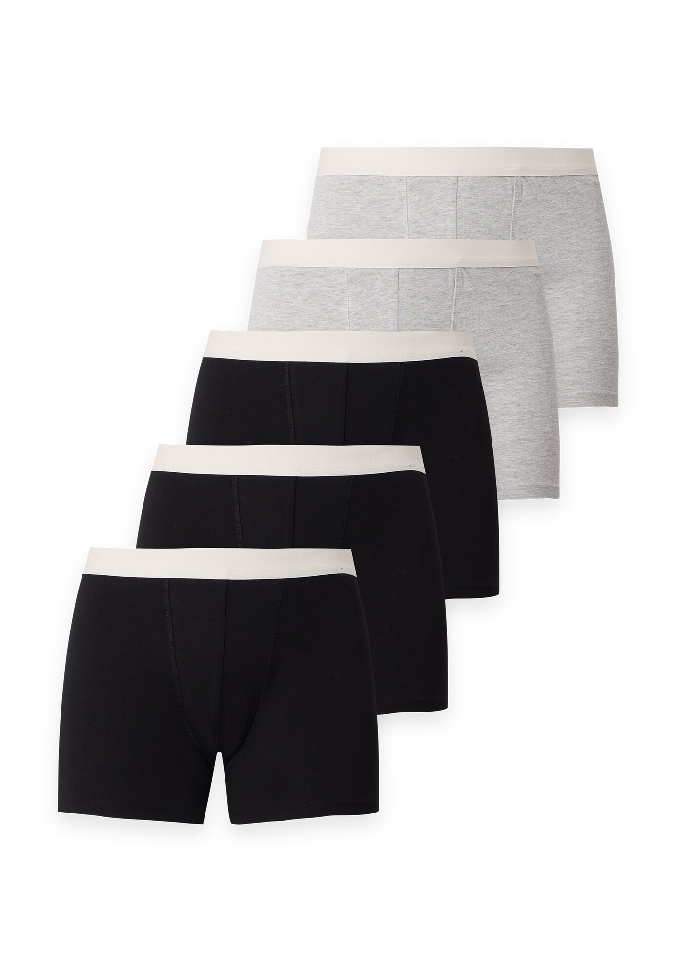 ABOUT YOU Boxeri Falk gri amestecat / negru