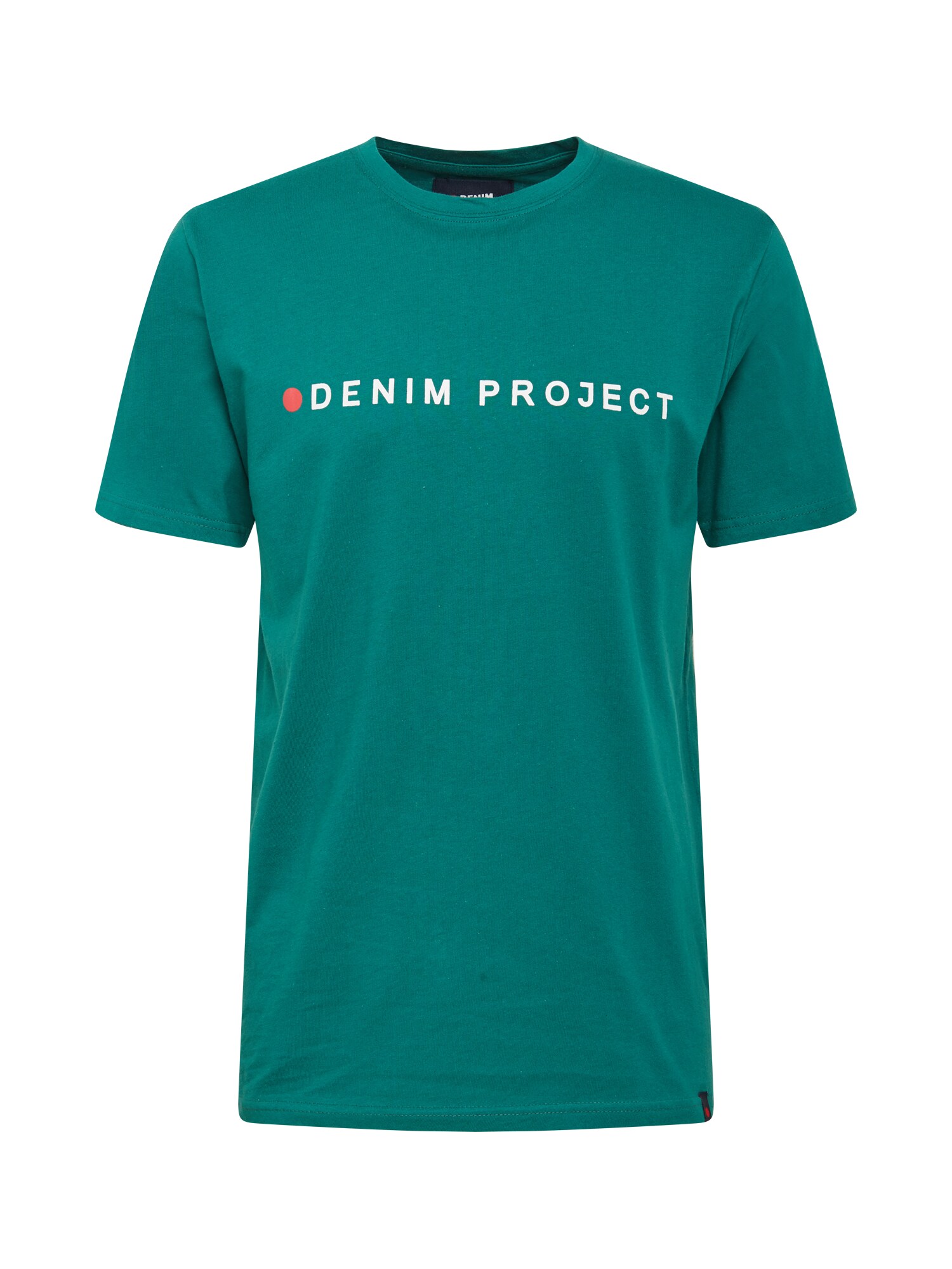 Denim Project Marškinėliai  benzino spalva / balta / oranžinė