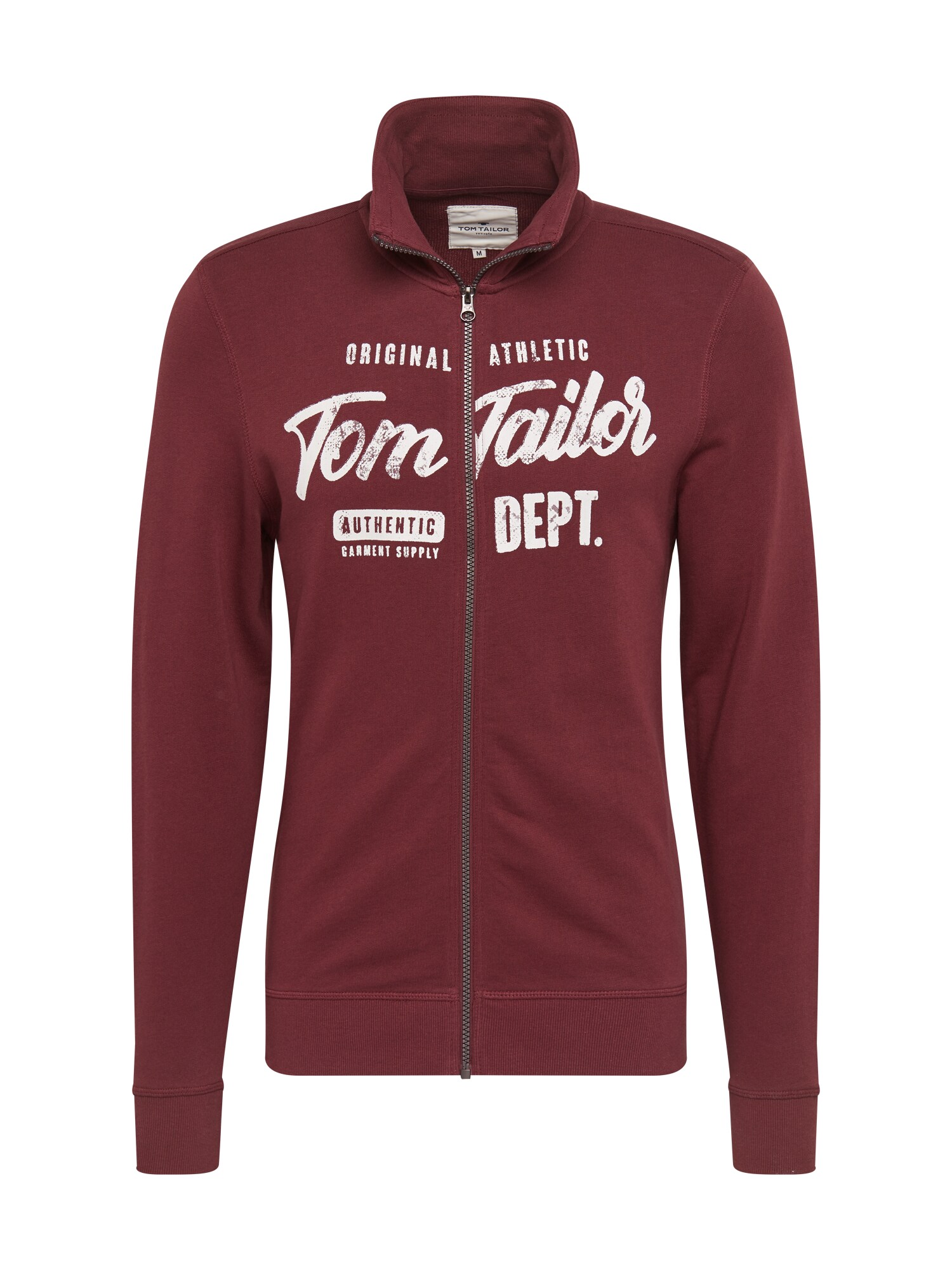 TOM TAILOR Džemperis  balta / tamsiai raudona