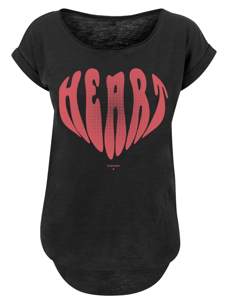 F4NT4STIC Shirt 'Valentinstag ' Damen Größe XXL rot / schwarz