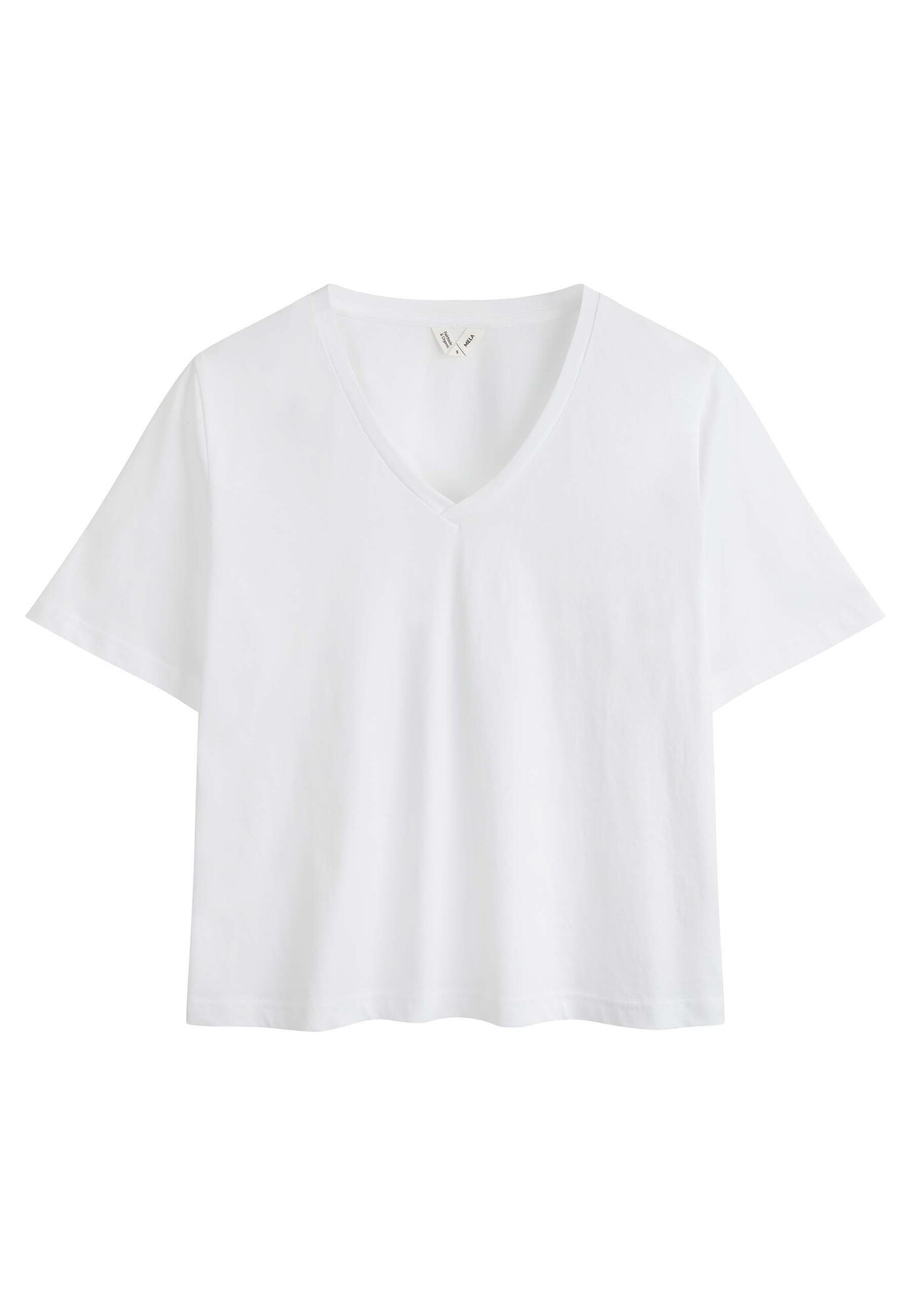 MELA Tricou ANKITA  alb