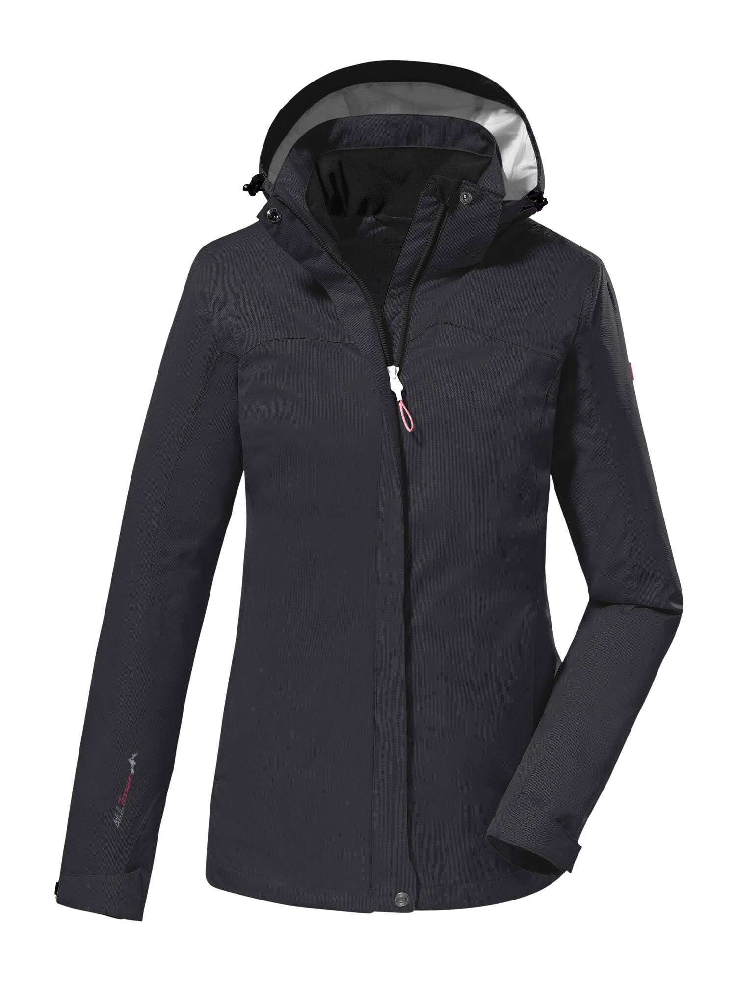 KILLTEC Casaco outdoor 'KOS 133'  preto