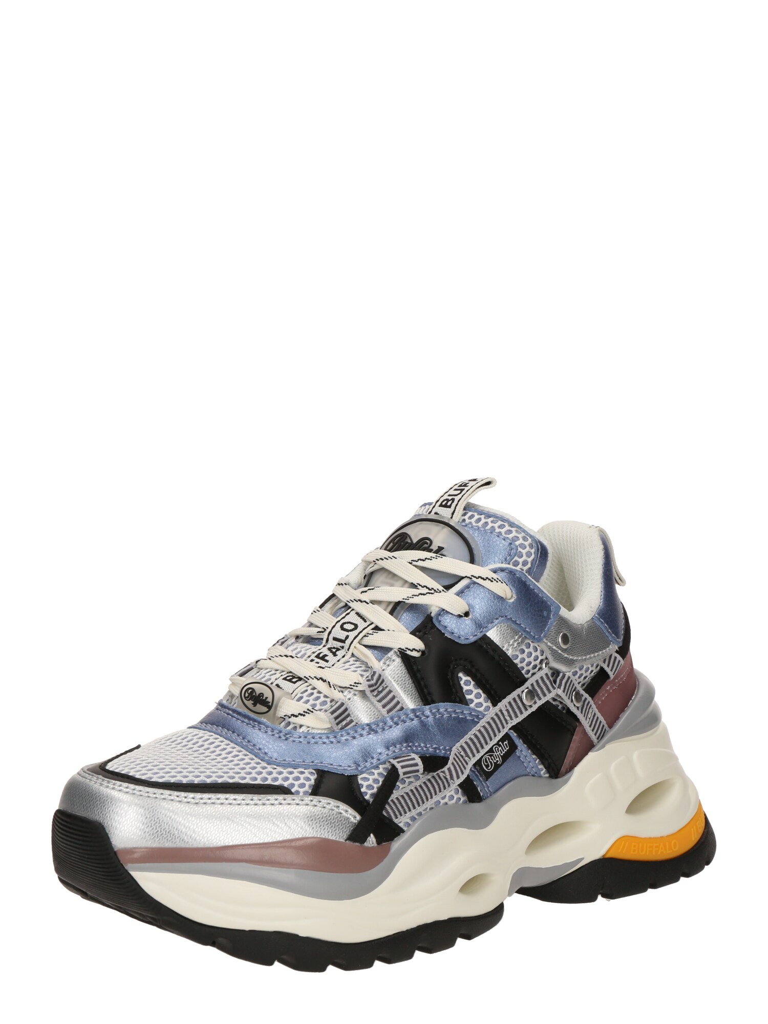 BUFFALO Zapatillas deportivas bajas 'Triplet Hollow' azul claro / negro / plata / blanco