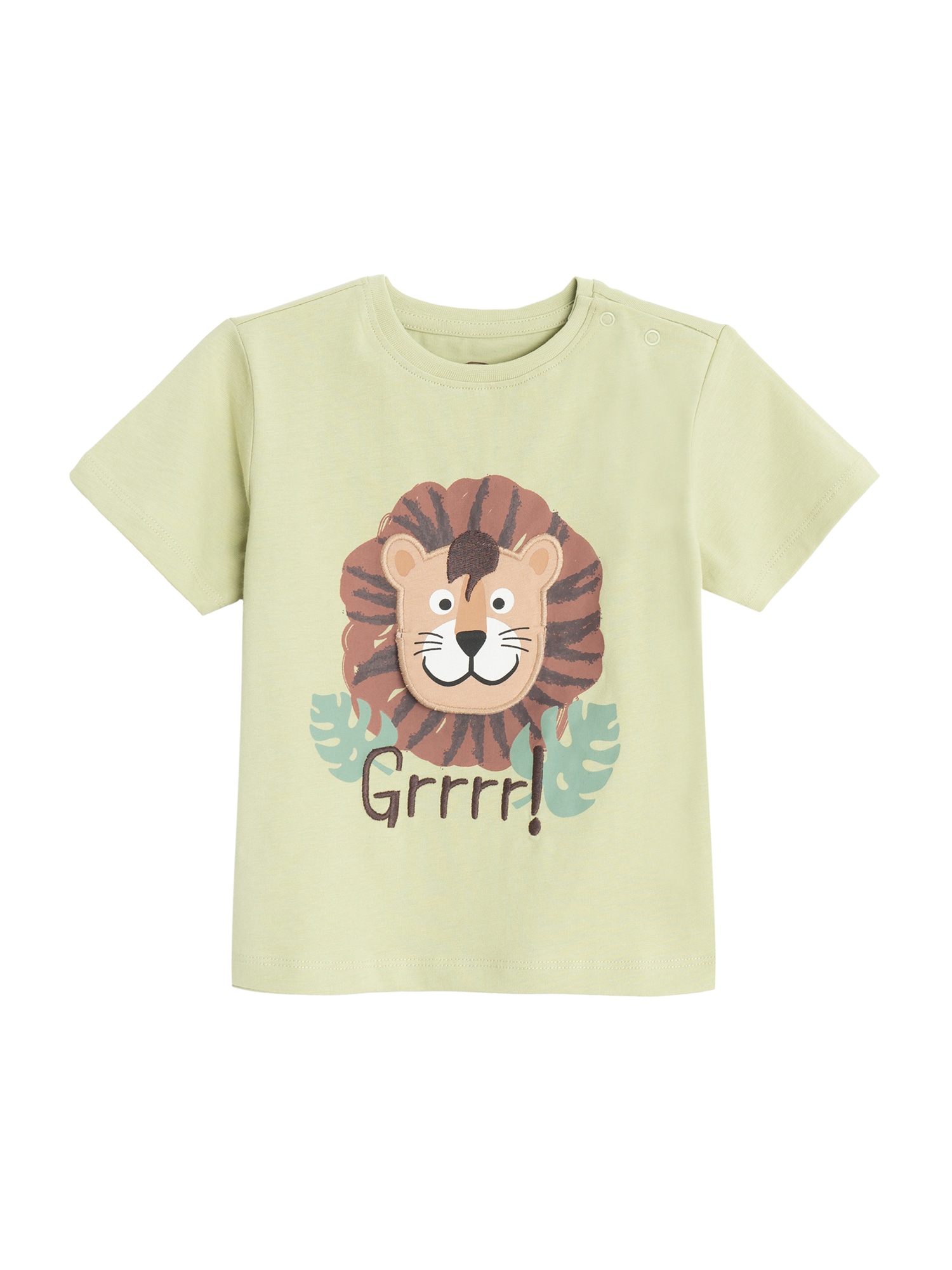 Cool Club Tricou  maro / maro deschis / verde / verde deschis
