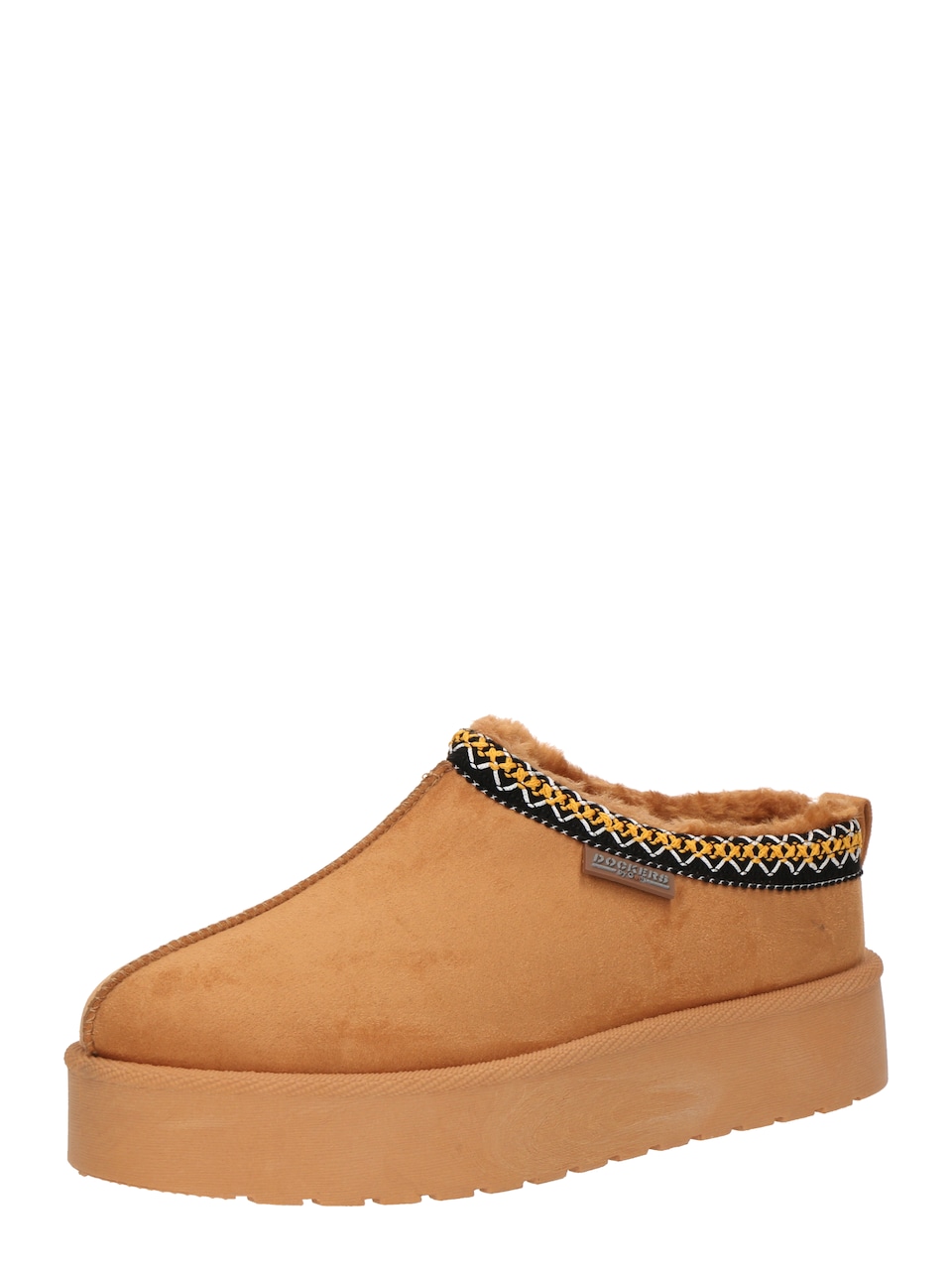 Slip-in karamell / gul / svart