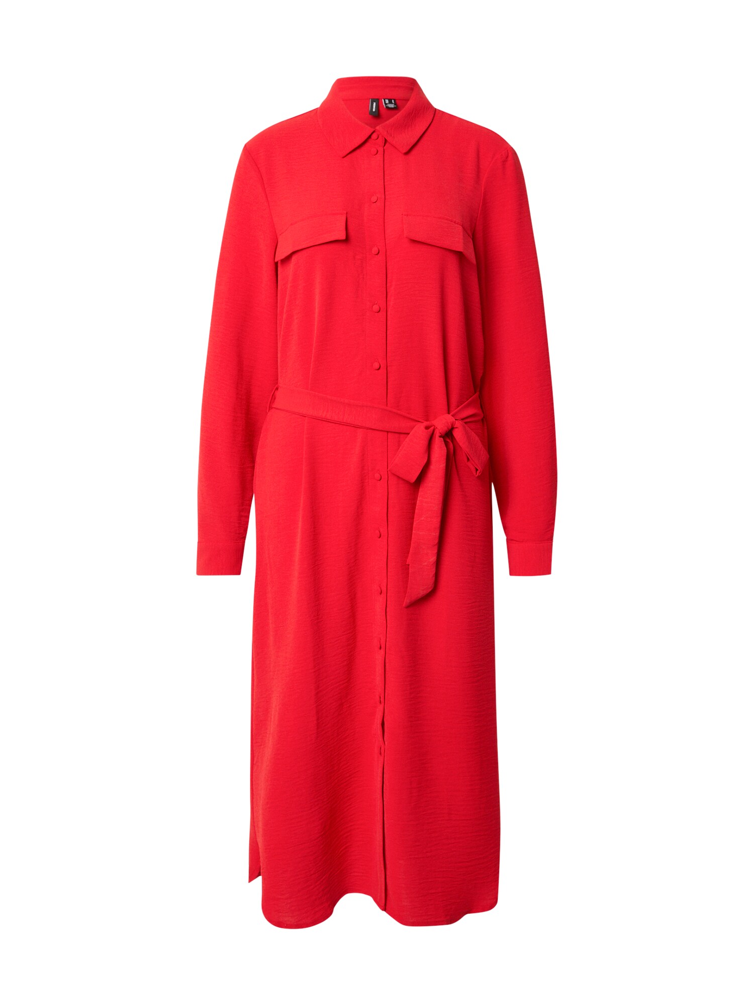 VERO MODA Košeľové šaty 'VMALVA' červená