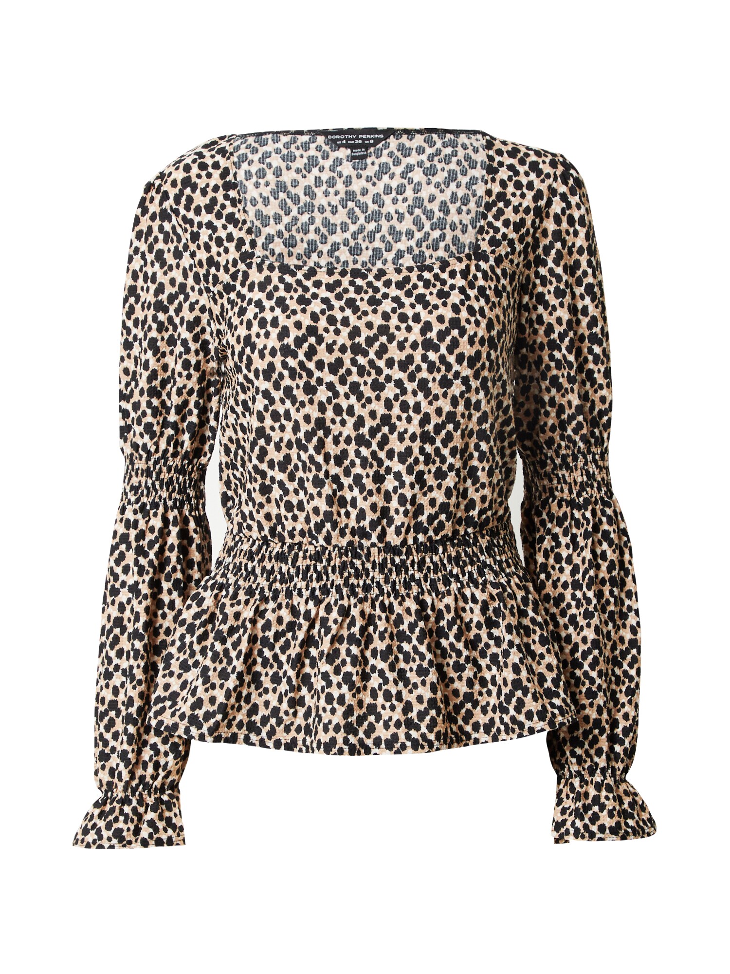 Dorothy Perkins Blúz  bézs / fekete / fehér akciós termékkép 1