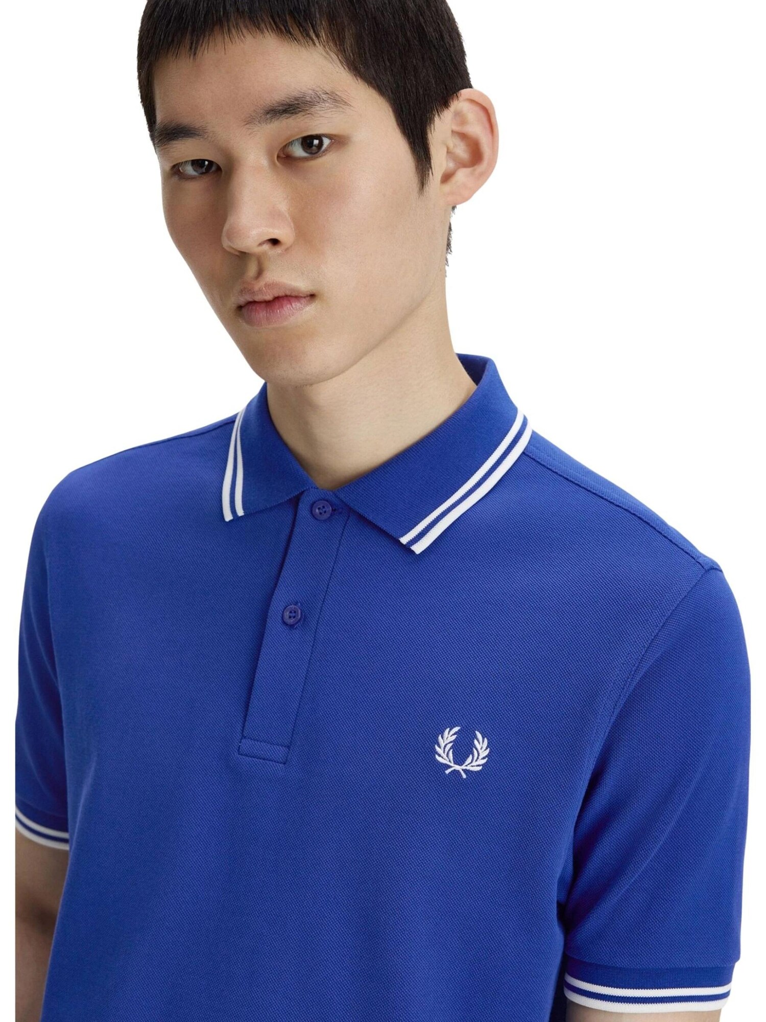 Fred Perry Camiseta 'Polo fred perry royal eclipse soho twin tipped short'  azul real – imagen 4