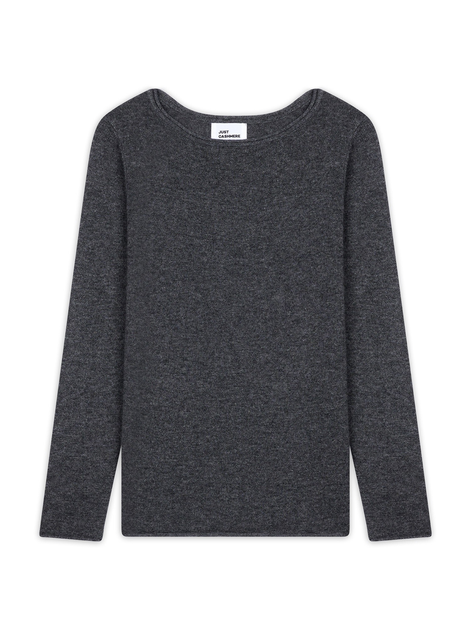 JUST CASHMERE Pulover Grace  gri amestecat