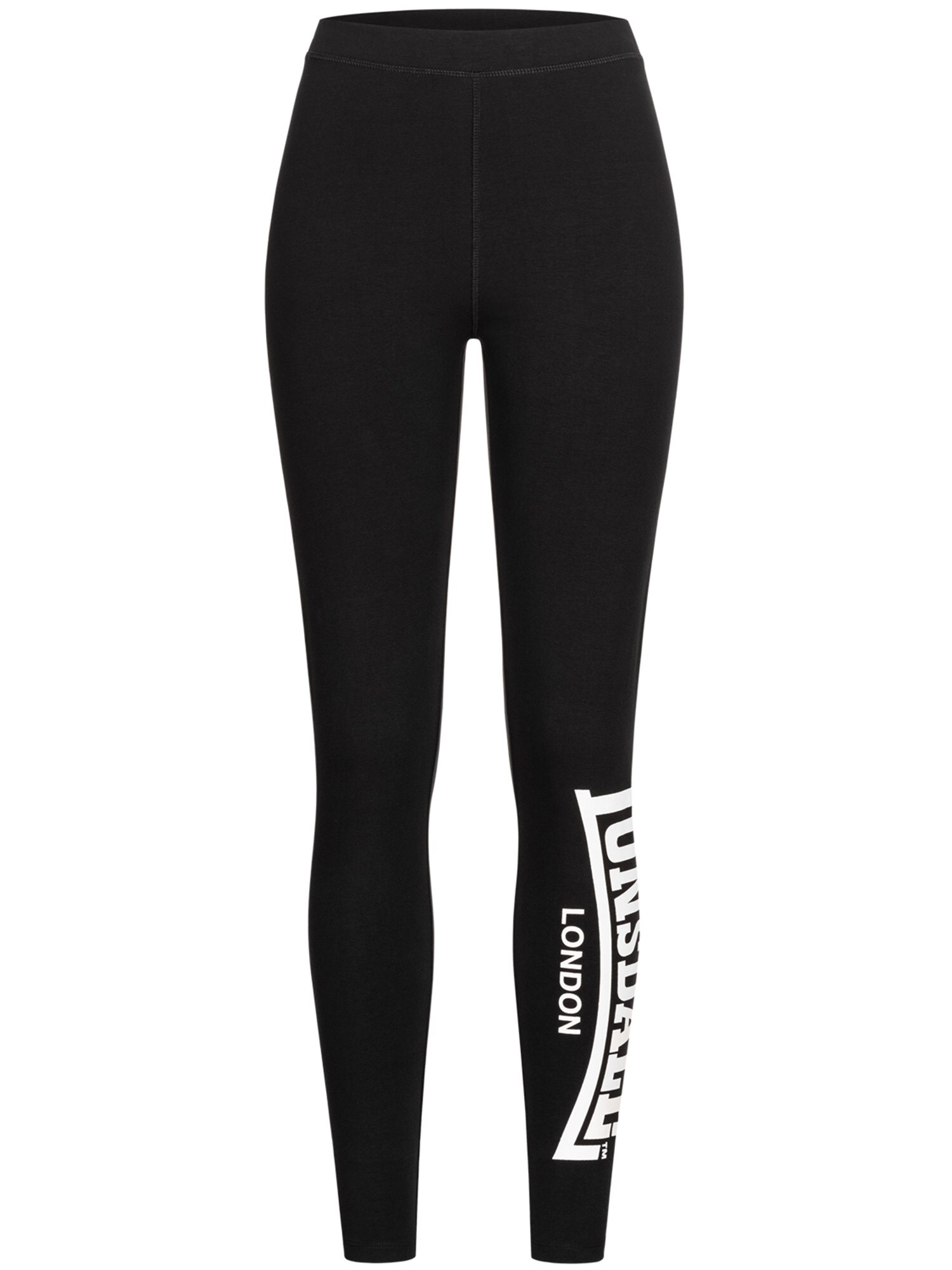 LONSDALE Leggings 'Merridge'  fekete / fehér akciós termékkép 1