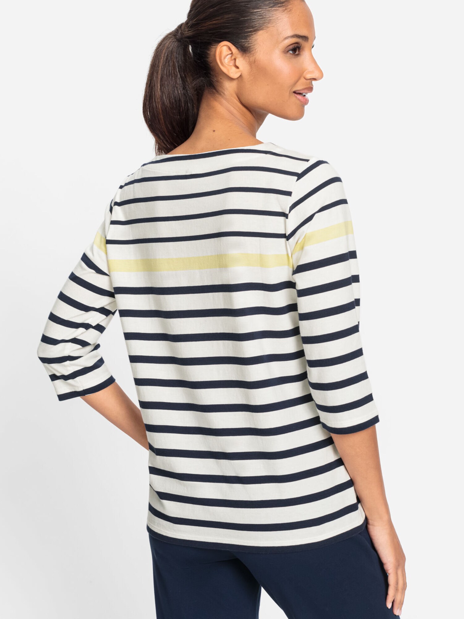 Thumbnail - T-Shirt mit U-Boot-Ausschnitt