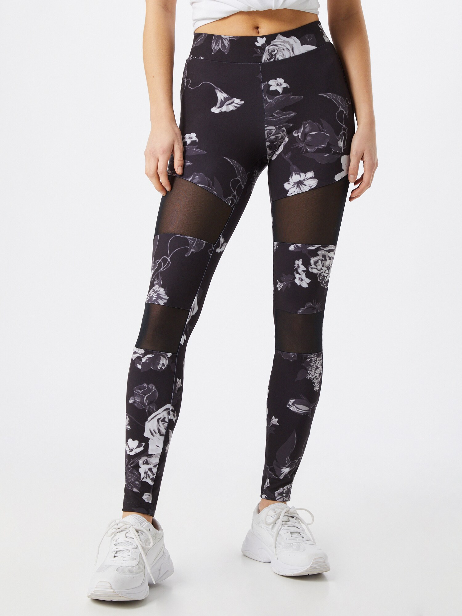 Urban Classics Leggings  antracit / fekete / fehér termék 2. képe